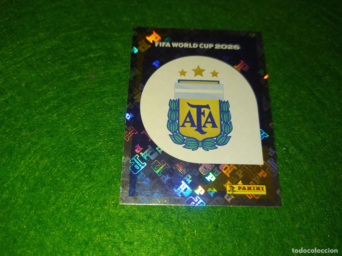 Cromos de F&uacute;tbol: OFFICIAL STICKER COLLECTION WORLD CUP MUNDIAL 2026 - ARGENTINA N&ordm; 1 ESCUDO