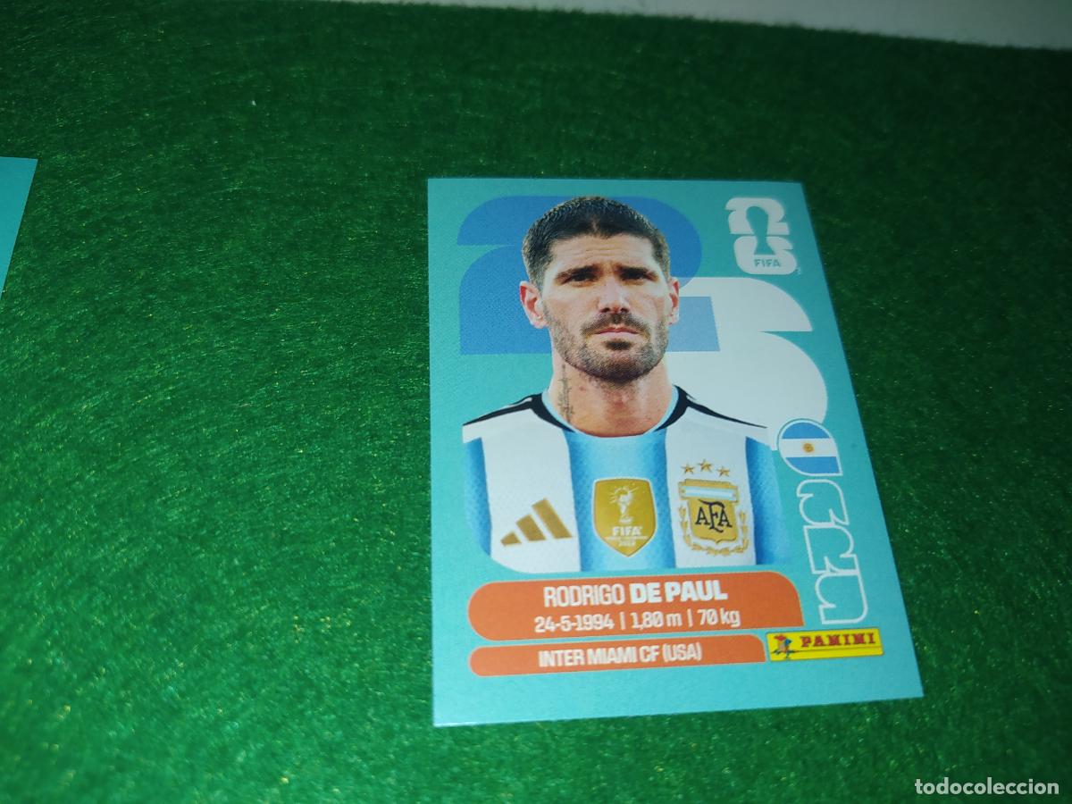 Cromos de F&uacute;tbol: OFFICIAL STICKER COLLECTION WORLD CUP MUNDIAL 2026 - ARGENTINA N&ordm; 10 DE PAUL