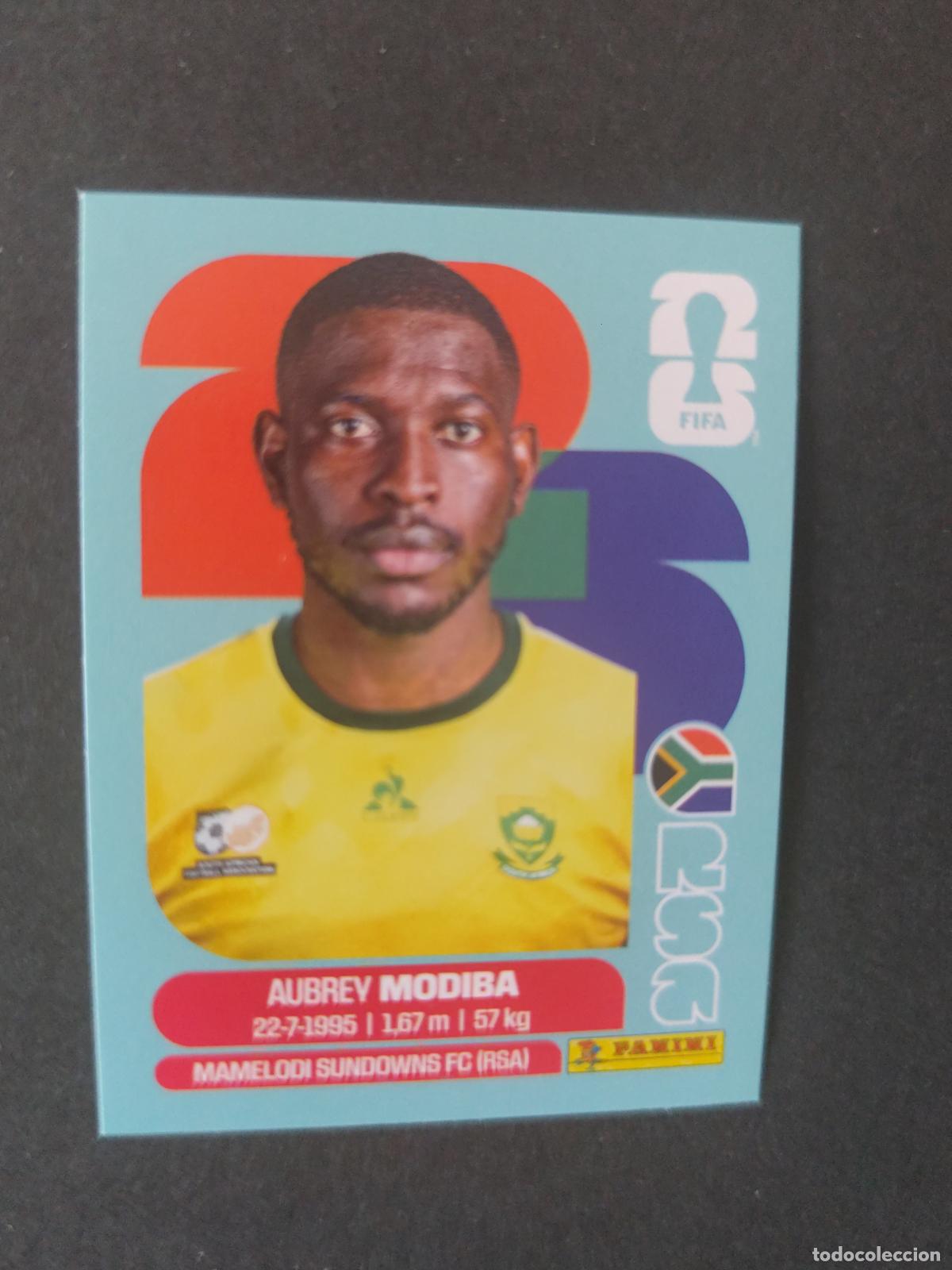 Cromos de F&uacute;tbol: RSA4 AUBREY MODIBA 4 SUD&Aacute;FRICA MUNDIAL FIFA WORLD CUP 2026 STICKER PANINI SIN PEGAR