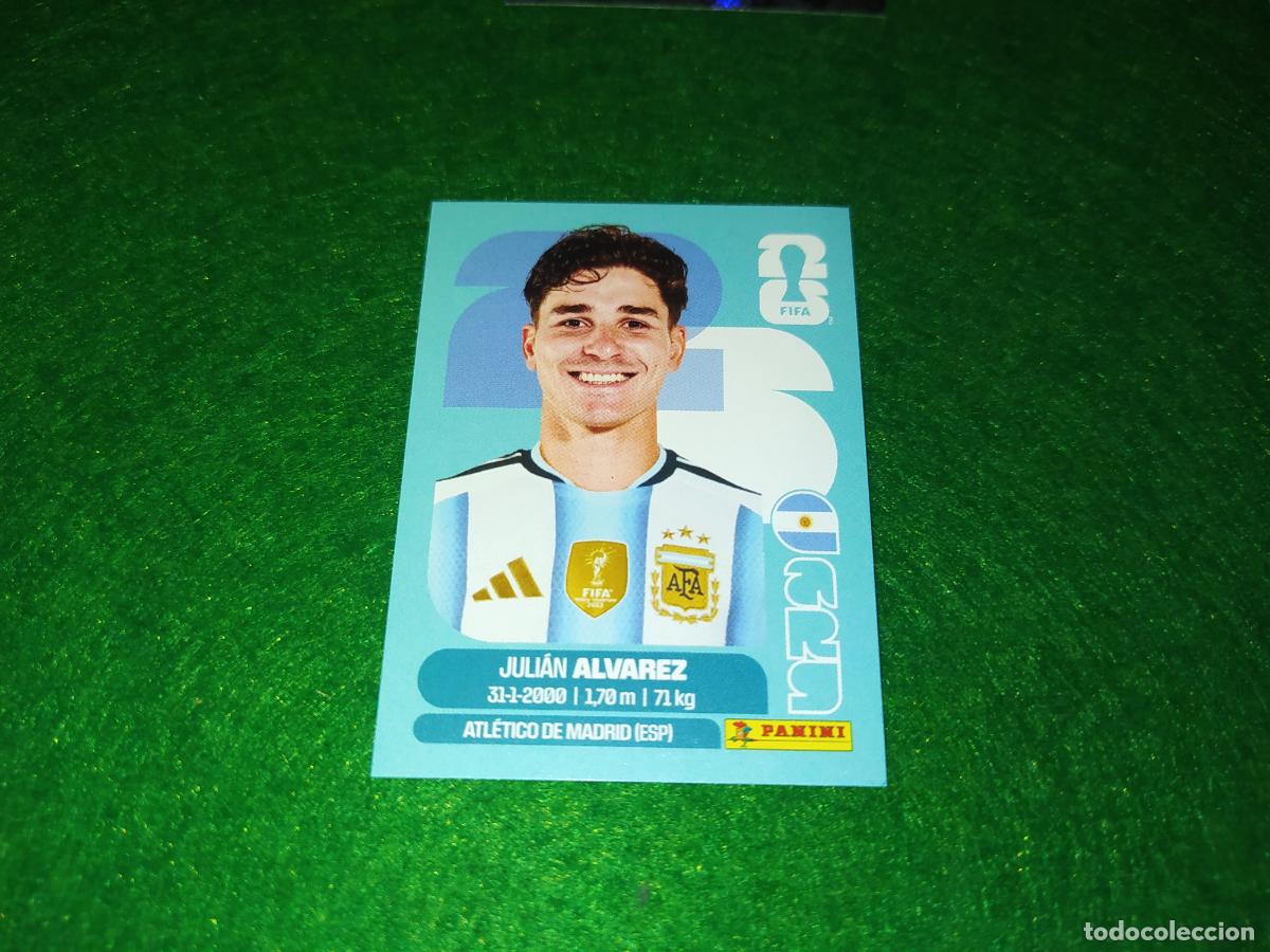 Cromos de F&uacute;tbol: OFFICIAL STICKER COLLECTION WORLD CUP MUNDIAL 2026 - ARGENTINA N&ordm; 19 JULIAN ALVAREZ