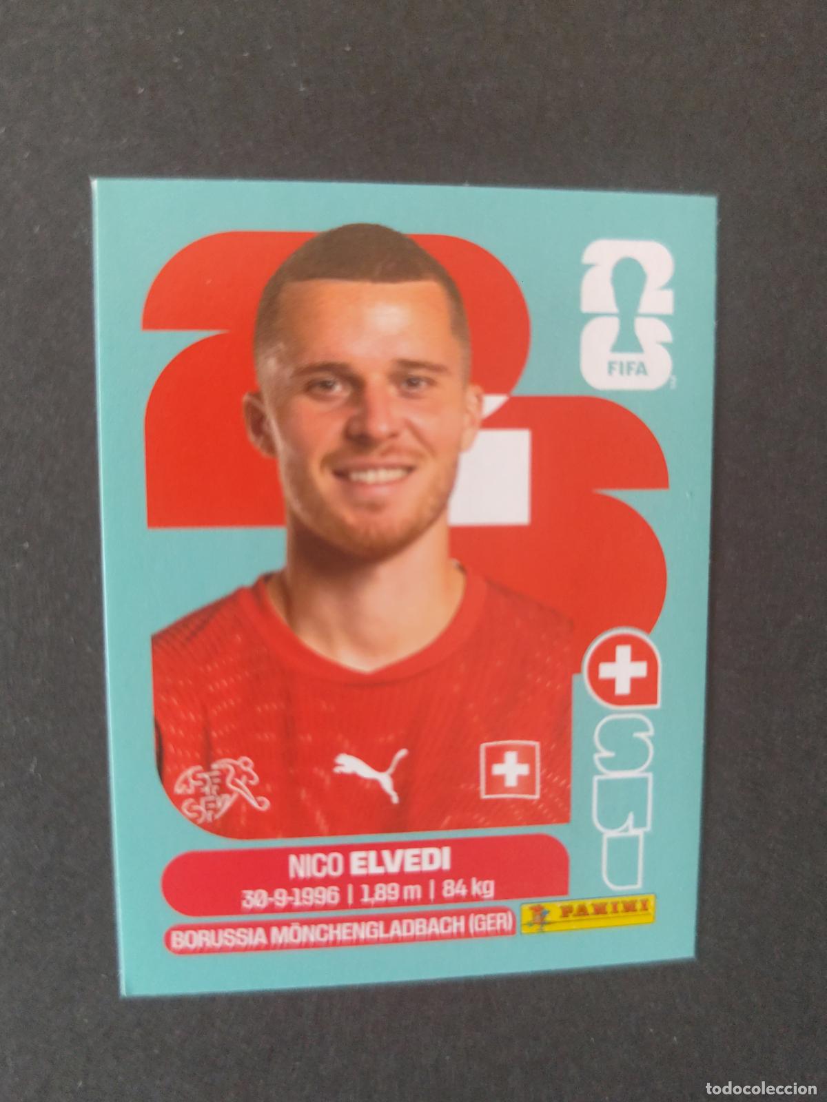 Cromos de F&uacute;tbol: SUI6 NICO ELVEDI 6 SUIZA MUNDIAL FIFA WORLD CUP 2026 STICKER PANINI SIN PEGAR