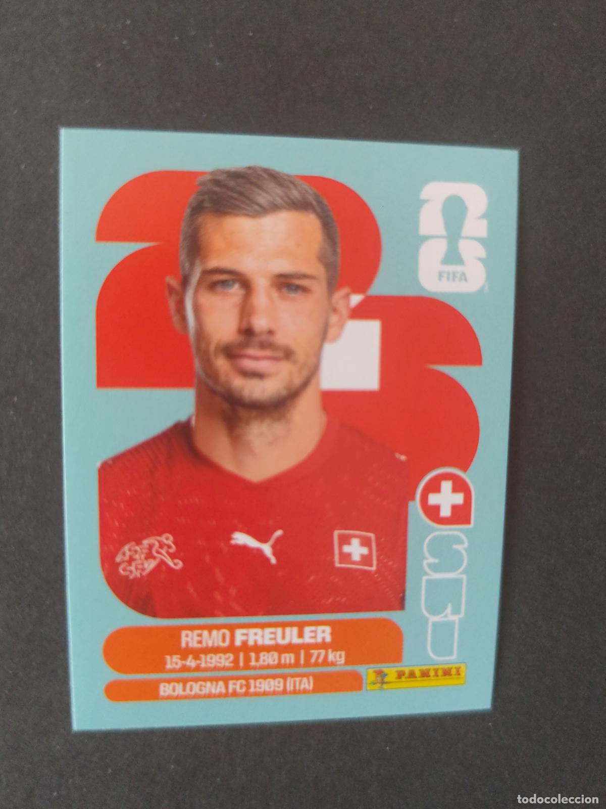 Cartes &agrave; collectionner de Football: SUI11 REMO FREULER 11 SUIZA MUNDIAL FIFA WORLD CUP 2026 STICKER PANINI SIN PEGAR