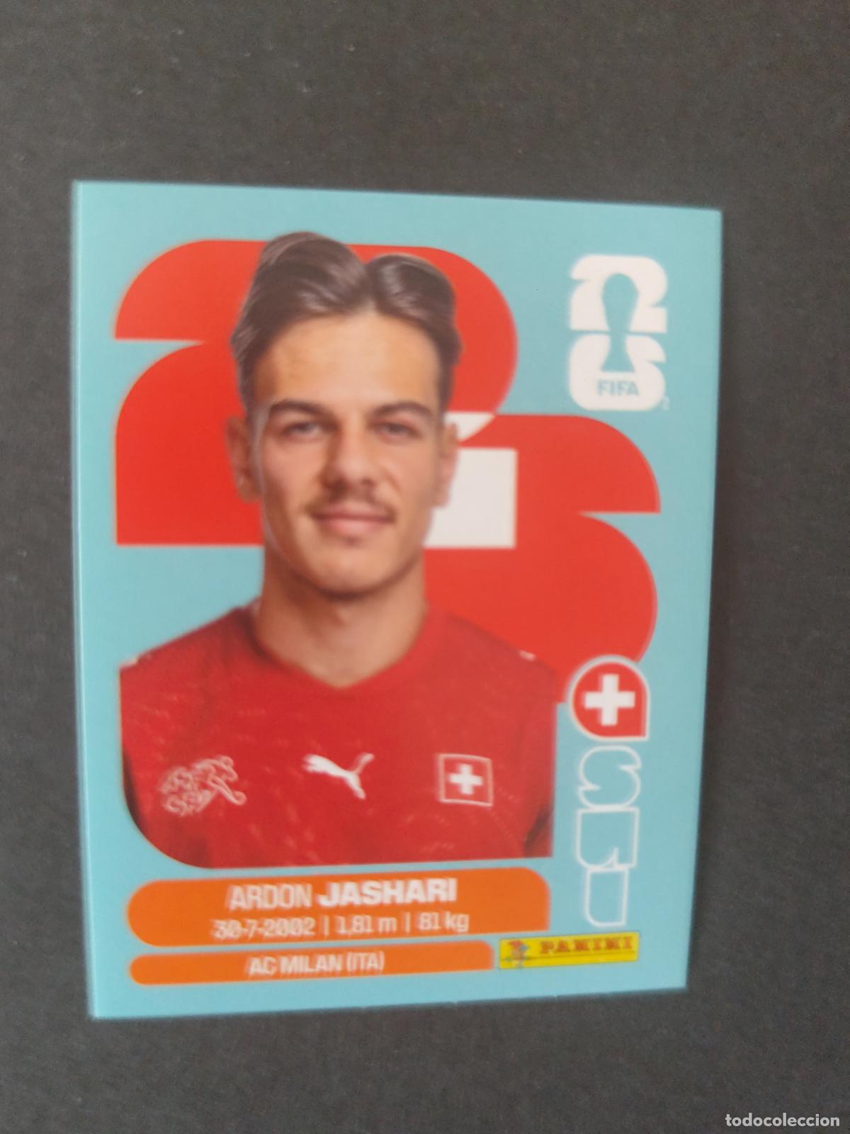 Cartes &agrave; collectionner de Football: SUI14 ARDON JASHARI 14 SUIZA MUNDIAL FIFA WORLD CUP 2026 STICKER PANINI SIN PEGAR