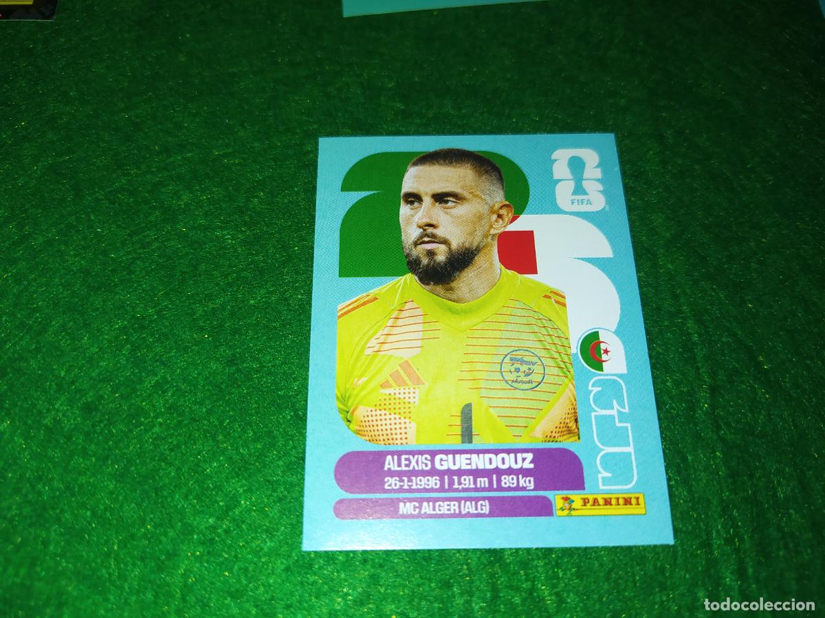 Cartes &agrave; collectionner de Football: OFFICIAL STICKER COLLECTION WORLD CUP MUNDIAL 2026 - ARGELIA N&ordm; 2 GUENDOUZ