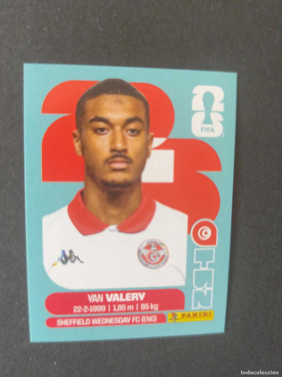 Cartes &agrave; collectionner de Football: TUN4 YAN VALERY 4 T&Uacute;NEZ MUNDIAL FIFA WORLD CUP 2026 STICKER PANINI SIN PEGAR