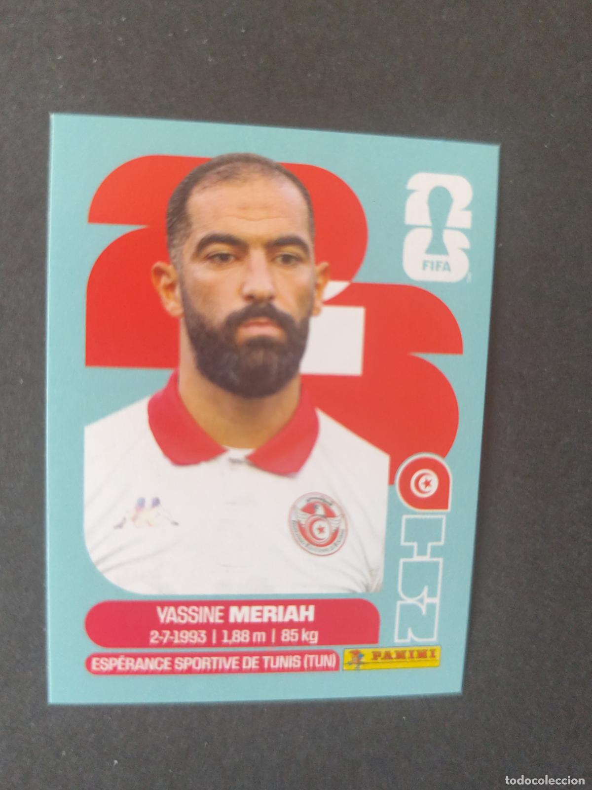 Cartes &agrave; collectionner de Football: TUN6 YASSINE MERIAH 6 T&Uacute;NEZ MUNDIAL FIFA WORLD CUP 2026 STICKER PANINI SIN PEGAR
