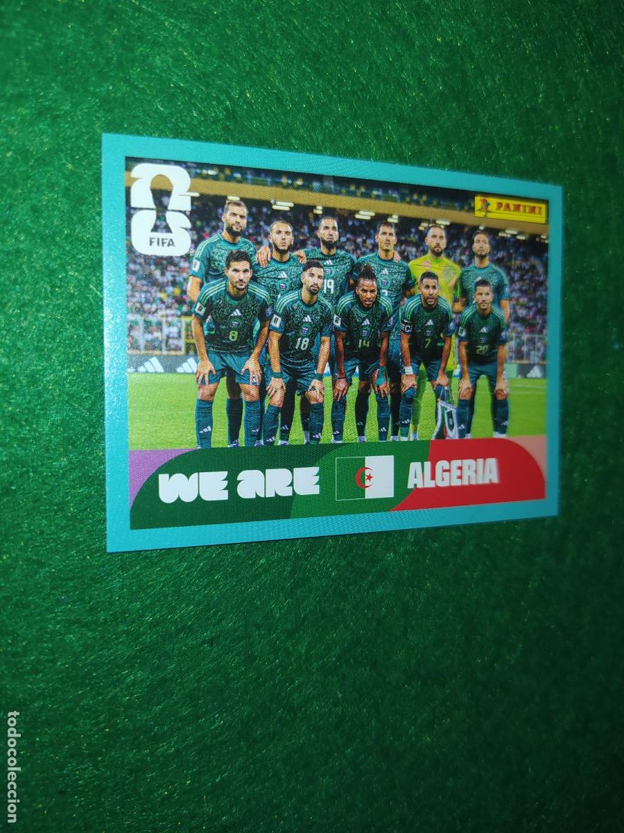 Cartes &agrave; collectionner de Football: OFFICIAL STICKER COLLECTION WORLD CUP MUNDIAL 2026 - ARGELIA N&ordm; 13 ONCE INICIAL