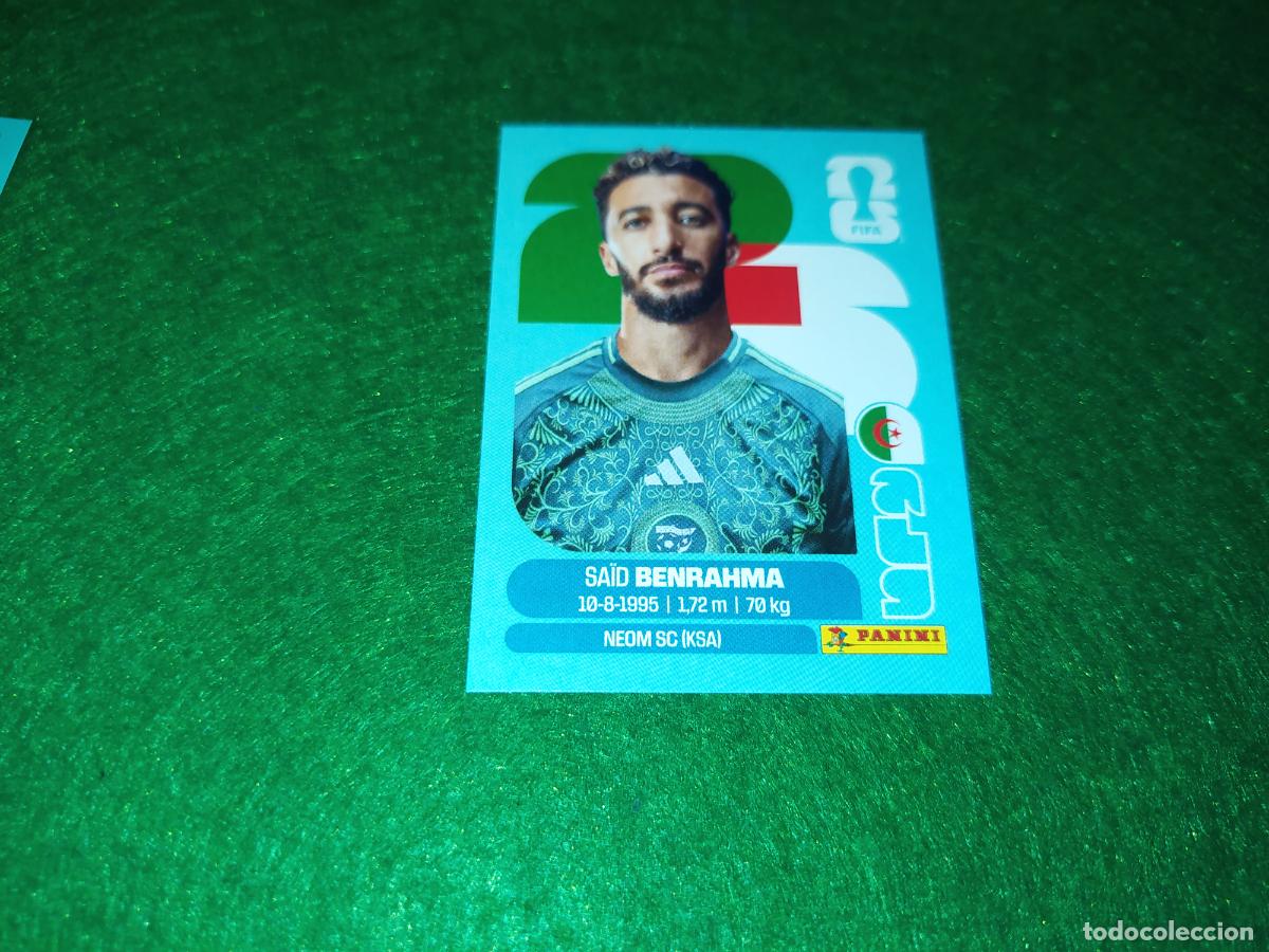 Cartes &agrave; collectionner de Football: OFFICIAL STICKER COLLECTION WORLD CUP MUNDIAL 2026 - ARGELIA N&ordm; 16 BENRAHMA