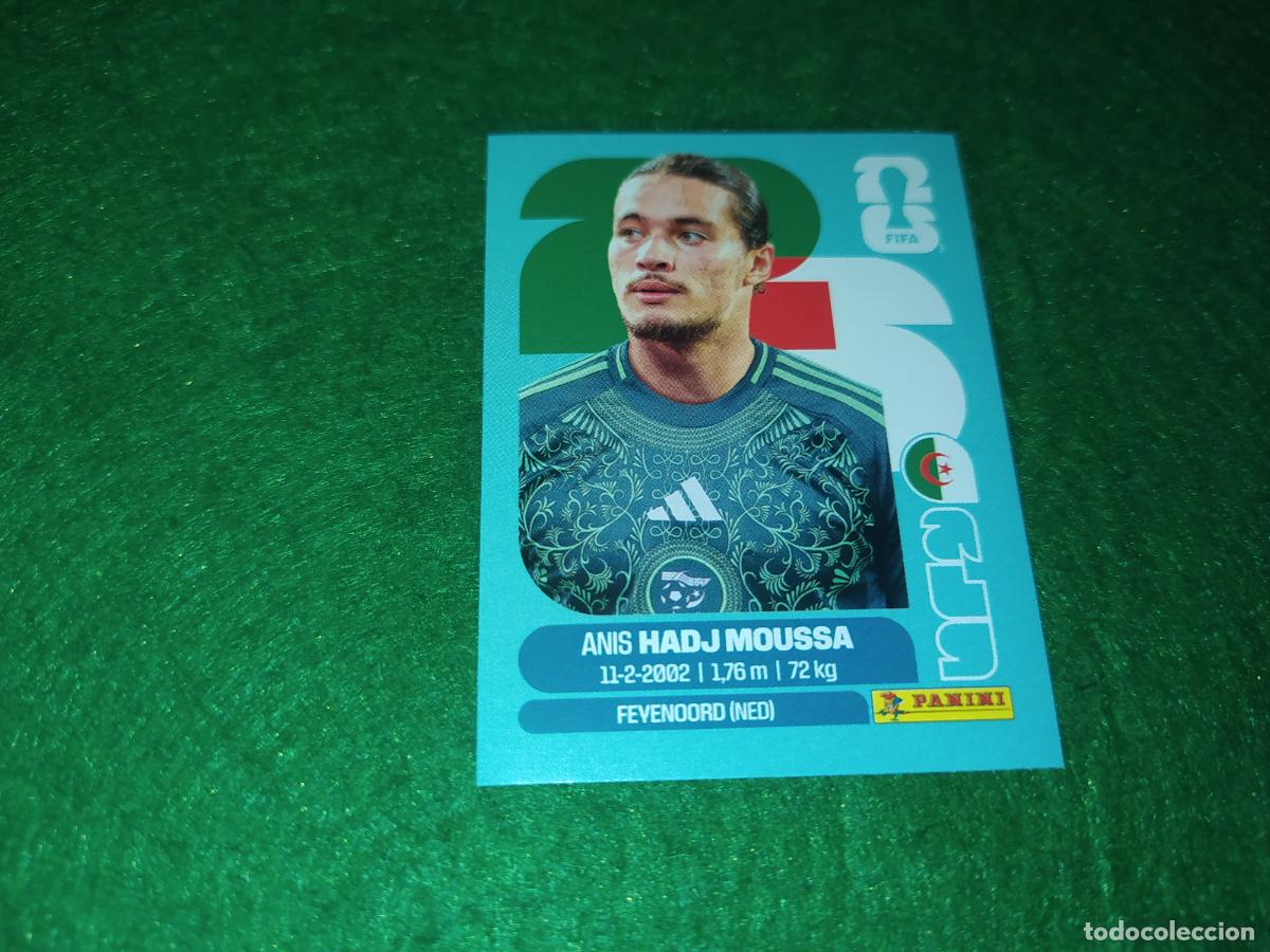 Cartes &agrave; collectionner de Football: OFFICIAL STICKER COLLECTION WORLD CUP MUNDIAL 2026 - ARGELIA N&ordm; 17 MOUSSA