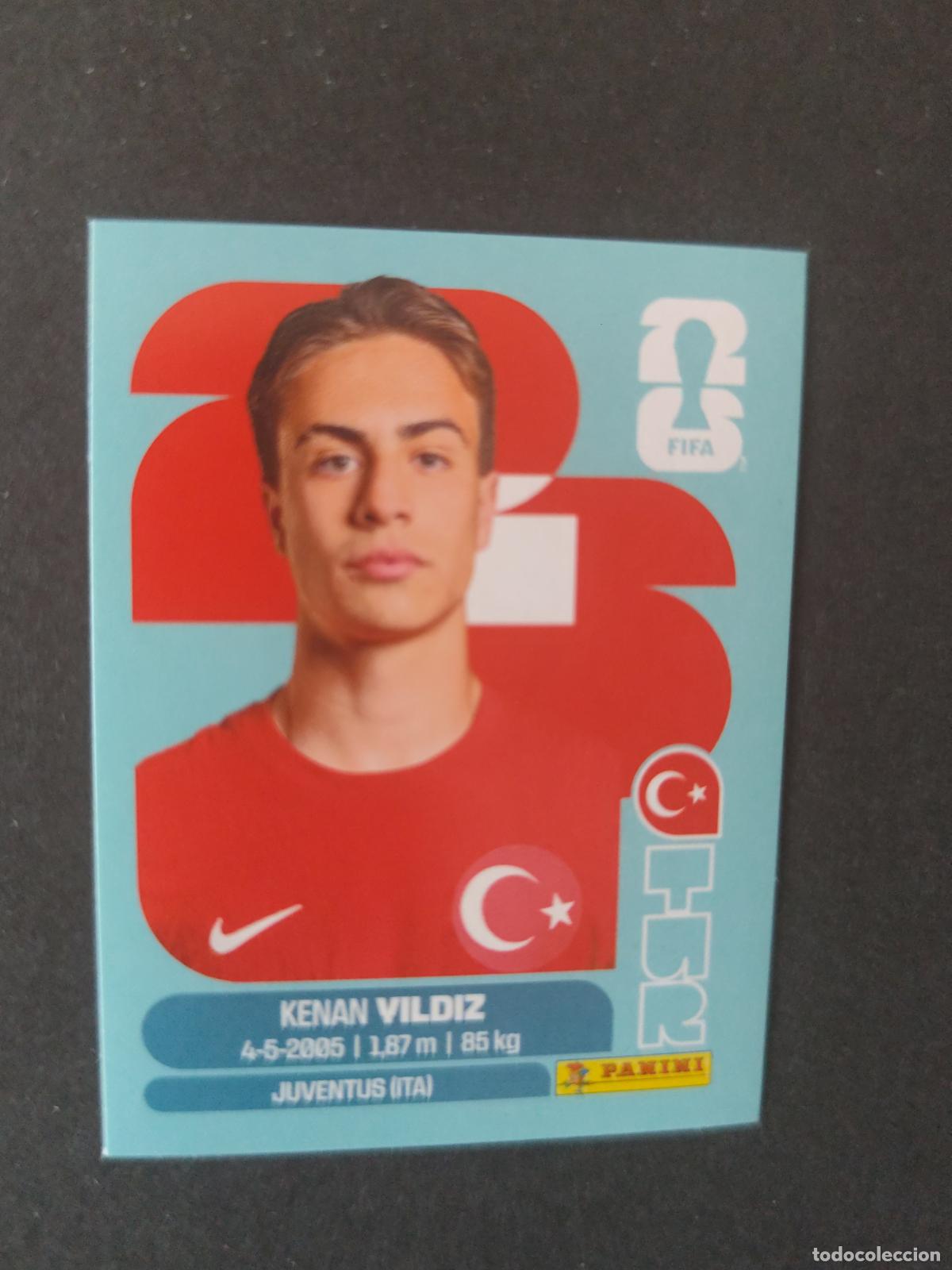 Cromos de F&uacute;tbol: TUR20 KENAN YILDIZ 20 TURQU&Iacute;A MUNDIAL FIFA WORLD CUP 2026 STICKER PANINI SIN PEGAR