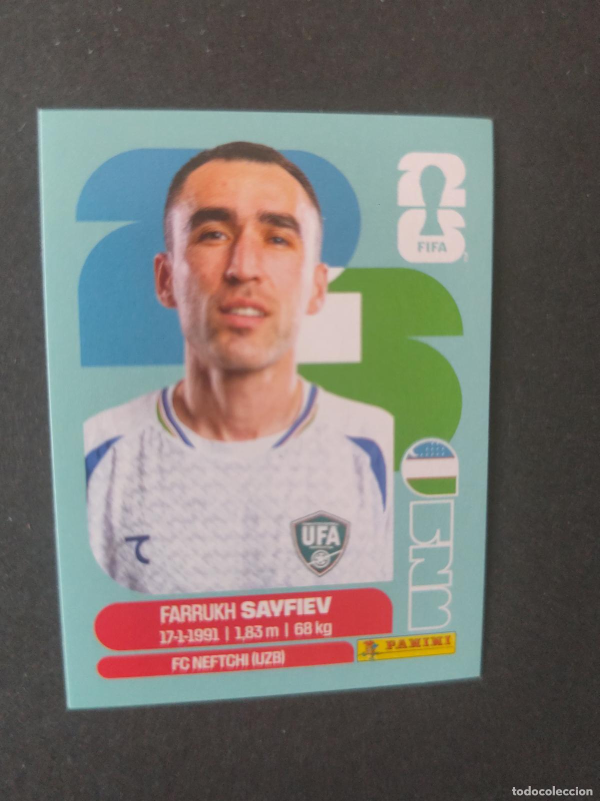 Figurine di Calcio: UZB3 FARRUKH SAYFIEV 3 UZBEKIST&Aacute;N MUNDIAL FIFA WORLD CUP 2026 STICKER PANINI SIN PEGAR