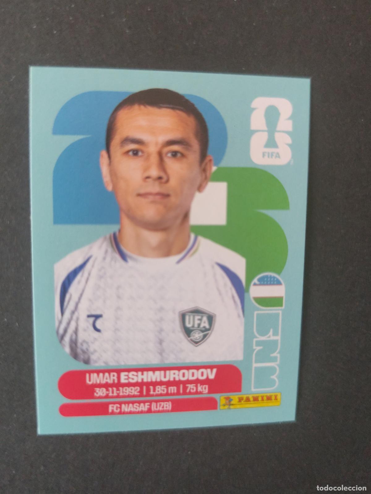 Cromos de f&uacute;tbol: UZB5 UMAR ESHMURODOV 5 UZBEKIST&Aacute;N MUNDIAL FIFA WORLD CUP 2026 STICKER PANINI SIN PEGAR