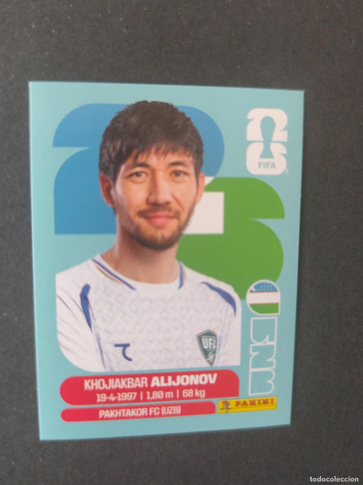 Cromos de F&uacute;tbol: UZB8 KHOJIAKBAR ALIJONOV 8 UZBEKIST&Aacute;N MUNDIAL FIFA WORLD CUP 2026 STICKER PANINI SIN PEGAR
