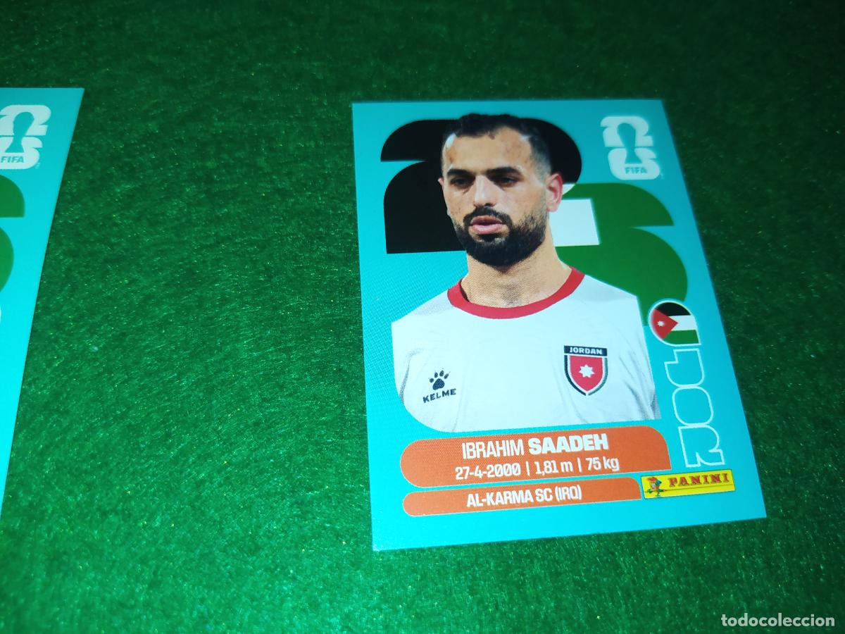 Cromos de F&uacute;tbol: OFFICIAL STICKER COLLECTION WORLD CUP MUNDIAL 2026 - JORDANIA N&ordm; 9 SAADEH