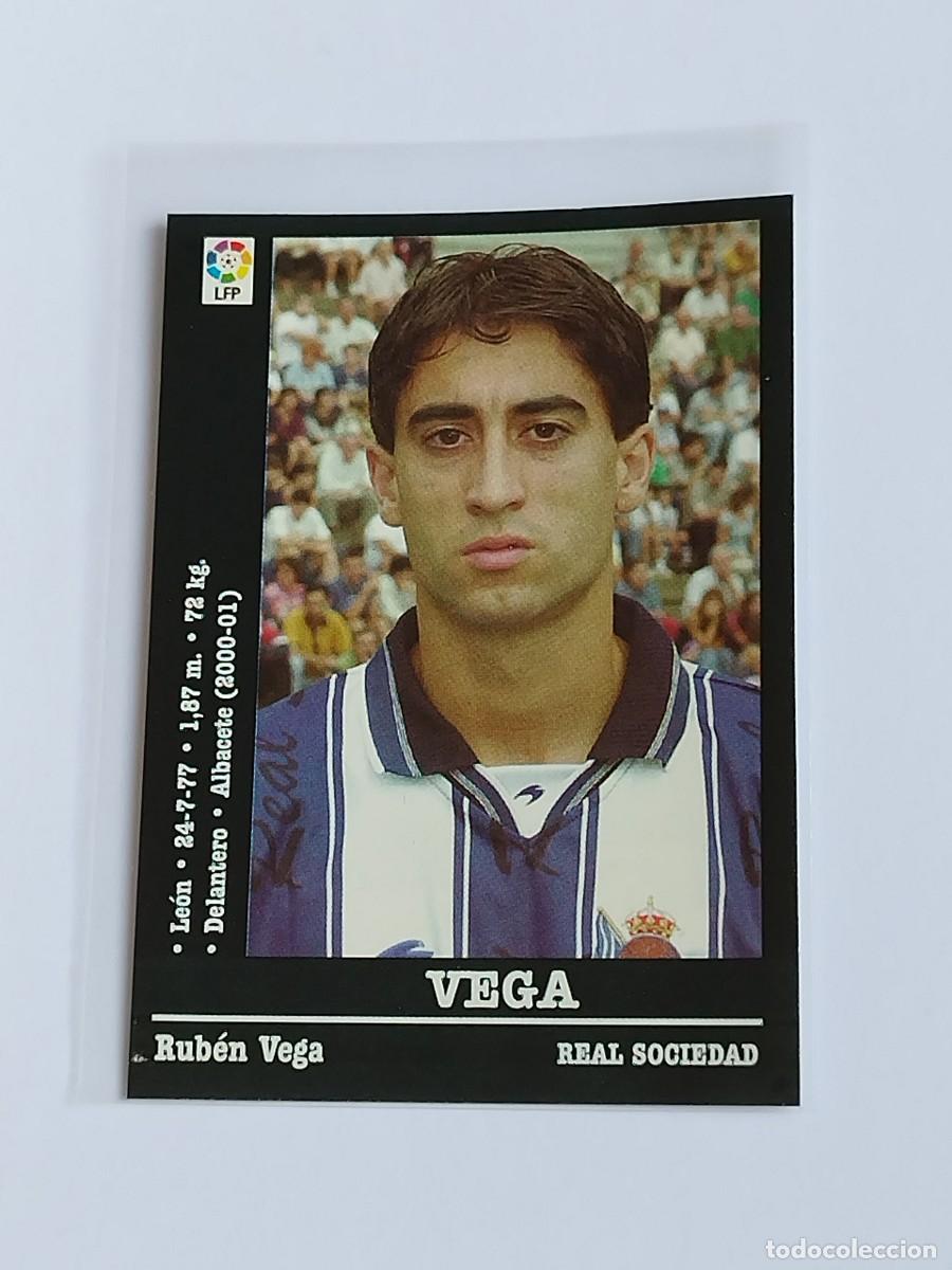 Cromos de F&uacute;tbol: VEGA &Uacute;LTIMO FICHAJE REAL SOCIEDAD - LA LIGA 2000 2001 - PANINI SPORTS 00 01 NUNCA PEGADO