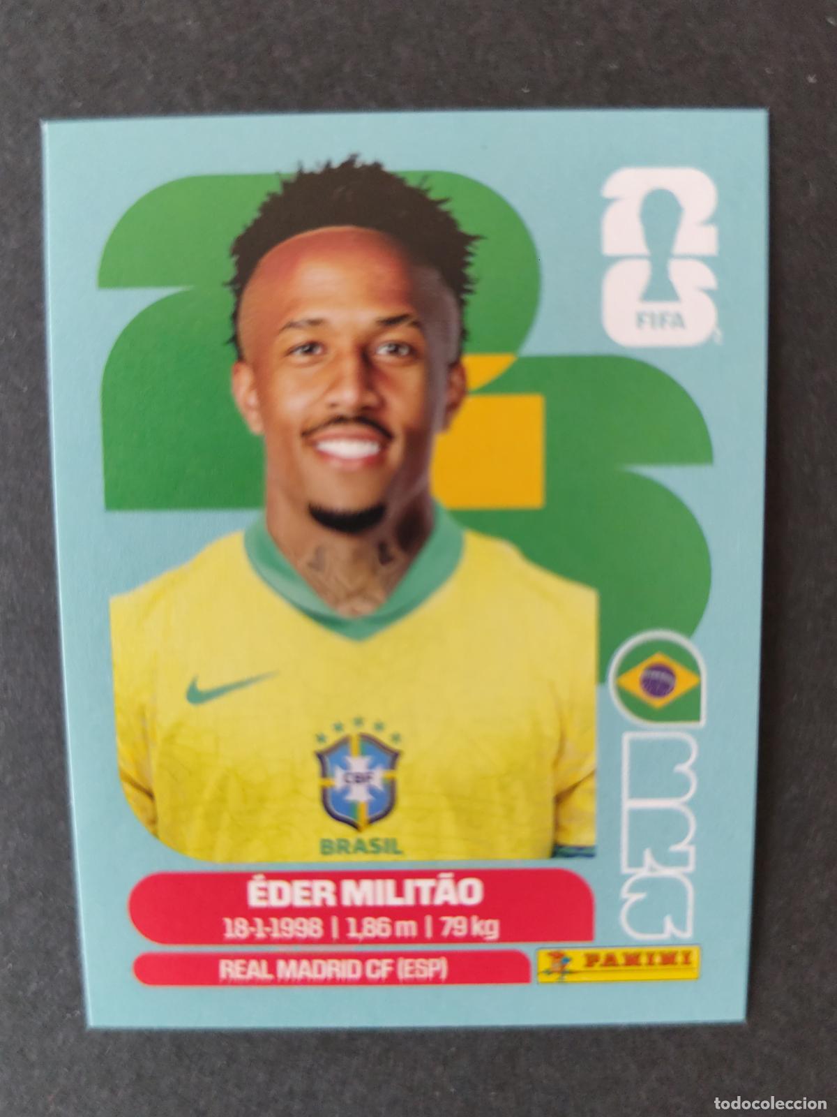 Cromos de F&uacute;tbol: BRA5 &Eacute;DER MILIT&Atilde;O 5 BRASIL MUNDIAL FIFA WORLD CUP 2026 STICKER PANINI SIN PEGAR