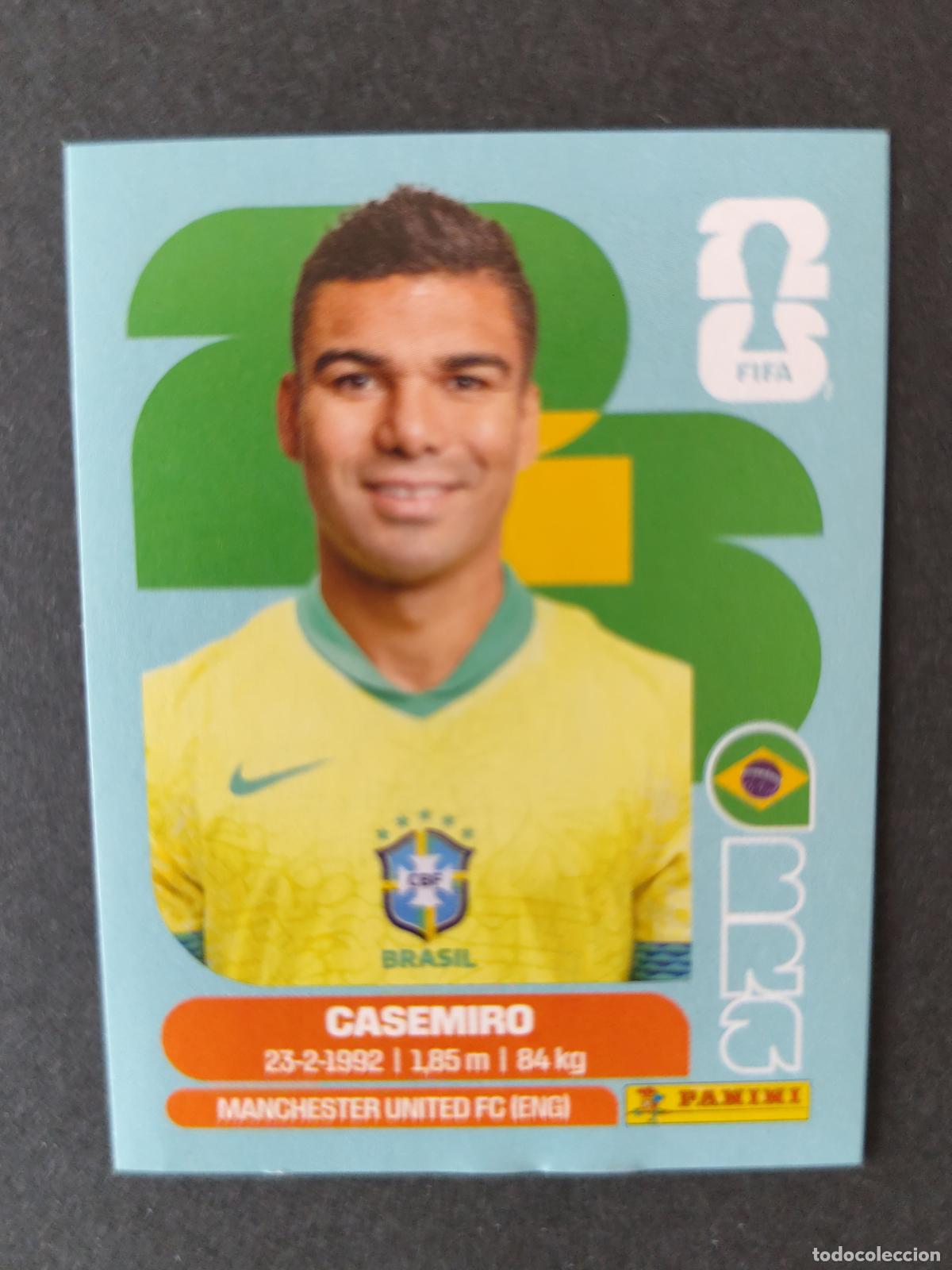 Cromos de F&uacute;tbol: BRA10 CASEMIRO 10 BRASIL MUNDIAL FIFA WORLD CUP 2026 STICKER PANINI SIN PEGAR