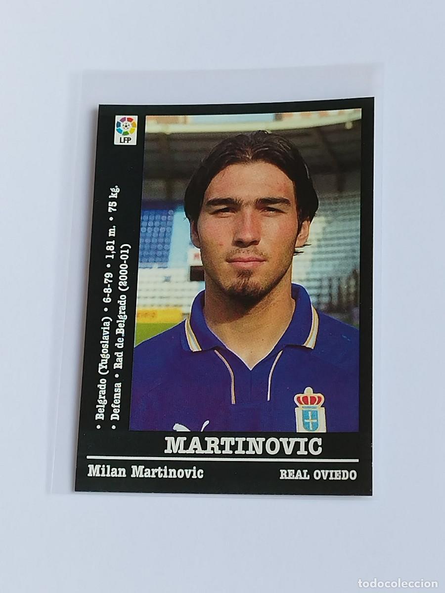 Cromos de F&uacute;tbol: MARTINOVIC &Uacute;LTIMO FICHAJE REAL OVIEDO - LA LIGA 2000 2001 - PANINI SPORTS 00 01 NUNCA PEGADO