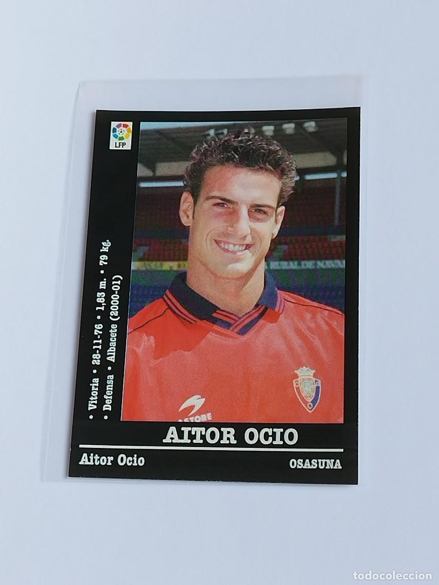 Fu&szlig;ball-Sticker: AITOR OCIO &Uacute;LTIMO FICHAJE CA OSASUNA - LA LIGA 2000 2001 - PANINI SPORTS 00 01 NUNCA PEGADO