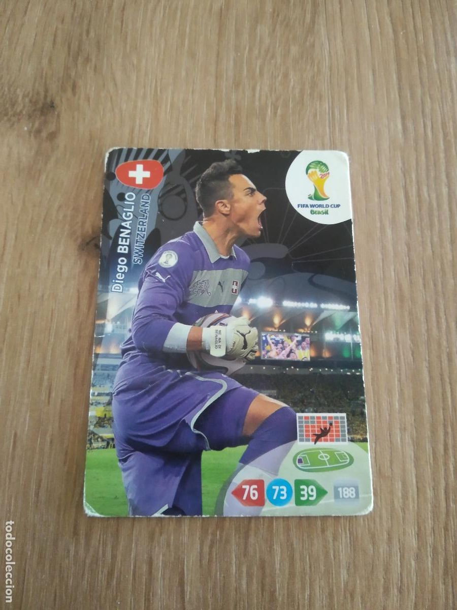 Fu&szlig;ball-Sticker: DIEGO BENAGLIO SUIZA CROMO FUTBOL PANINI ADRENALYN 2014 WORLD CUP COPA DEL MUNDO