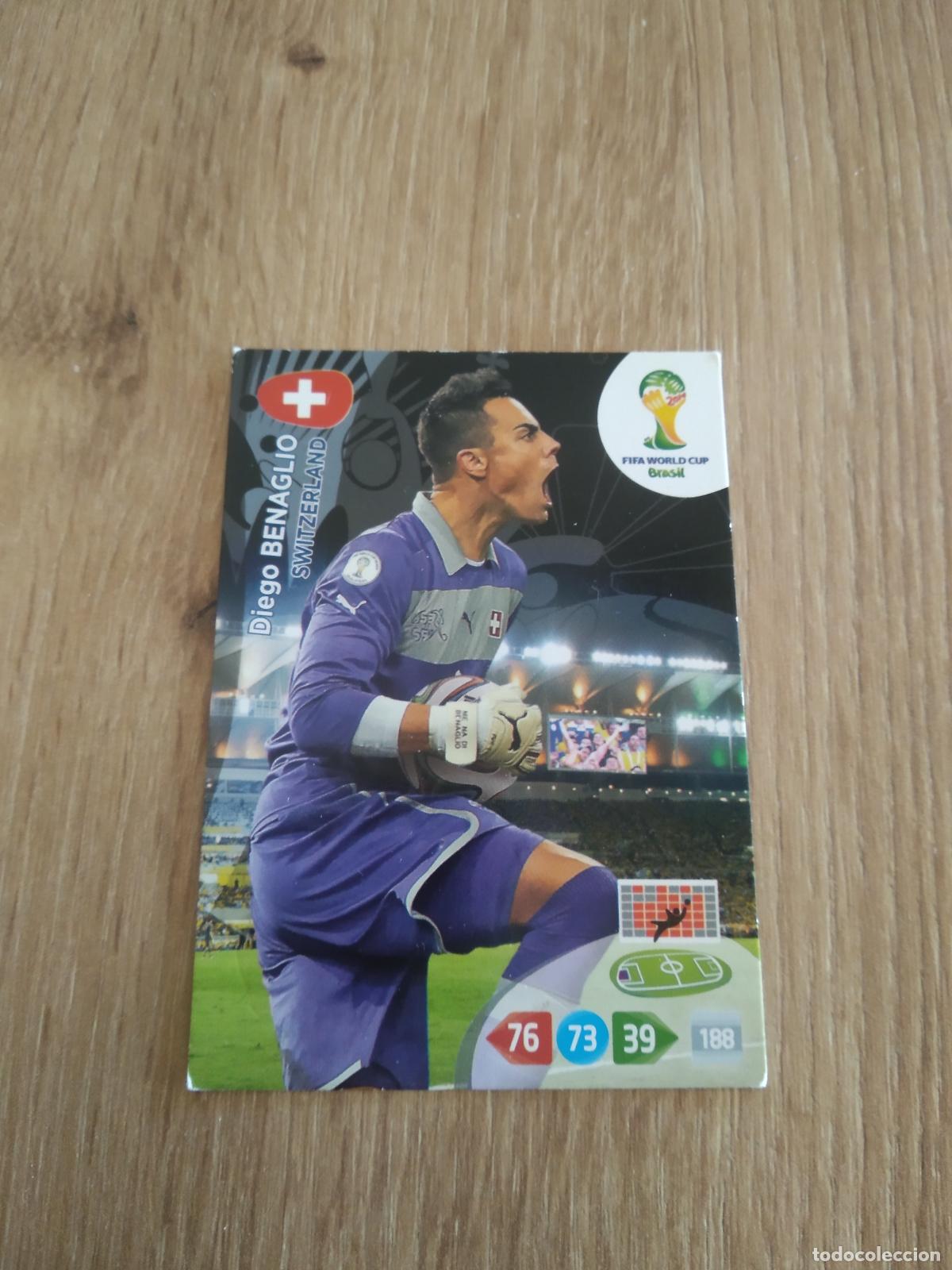 Fu&szlig;ball-Sticker: DIEGO BENAGLIO SUIZA CROMO FUTBOL PANINI ADRENALYN 2014 WORLD CUP COPA DEL MUNDO