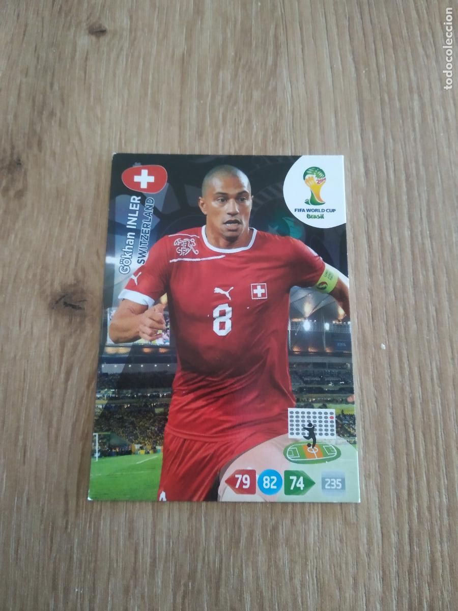 Cromos de F&uacute;tbol: GOKHAN INLER SUIZA CROMO FUTBOL PANINI ADRENALYN 2014 WORLD CUP COPA DEL MUNDO