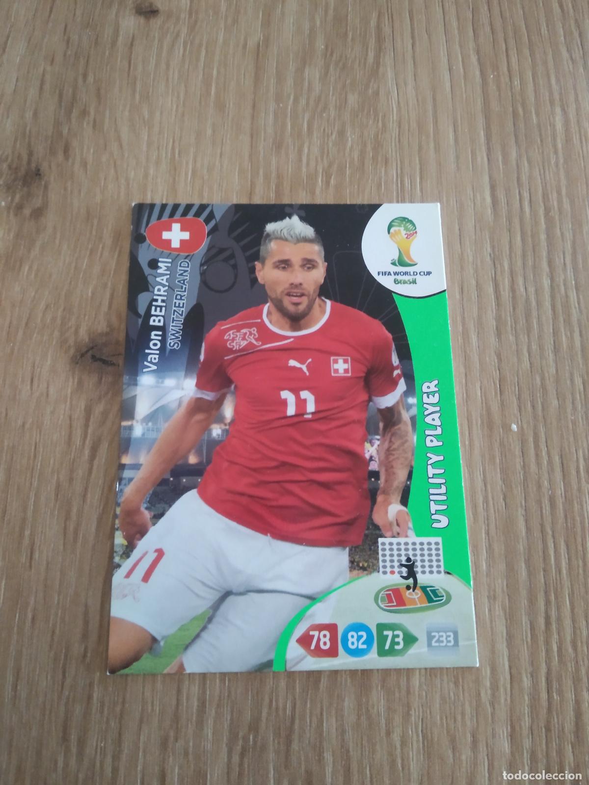 Cromos de F&uacute;tbol: VALON BEHRAMI SUIZA CROMO FUTBOL PANINI ADRENALYN 2014 WORLD CUP COPA DEL MUNDO