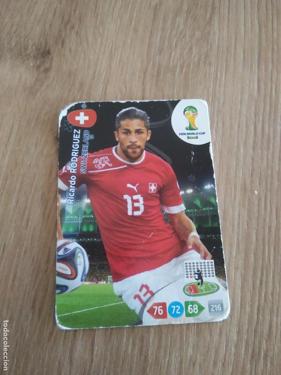 Cromos de F&uacute;tbol: RICARDO RODRIGUEZ SUIZA CROMO FUTBOL PANINI ADRENALYN 2014 WORLD CUP COPA DEL MUNDO