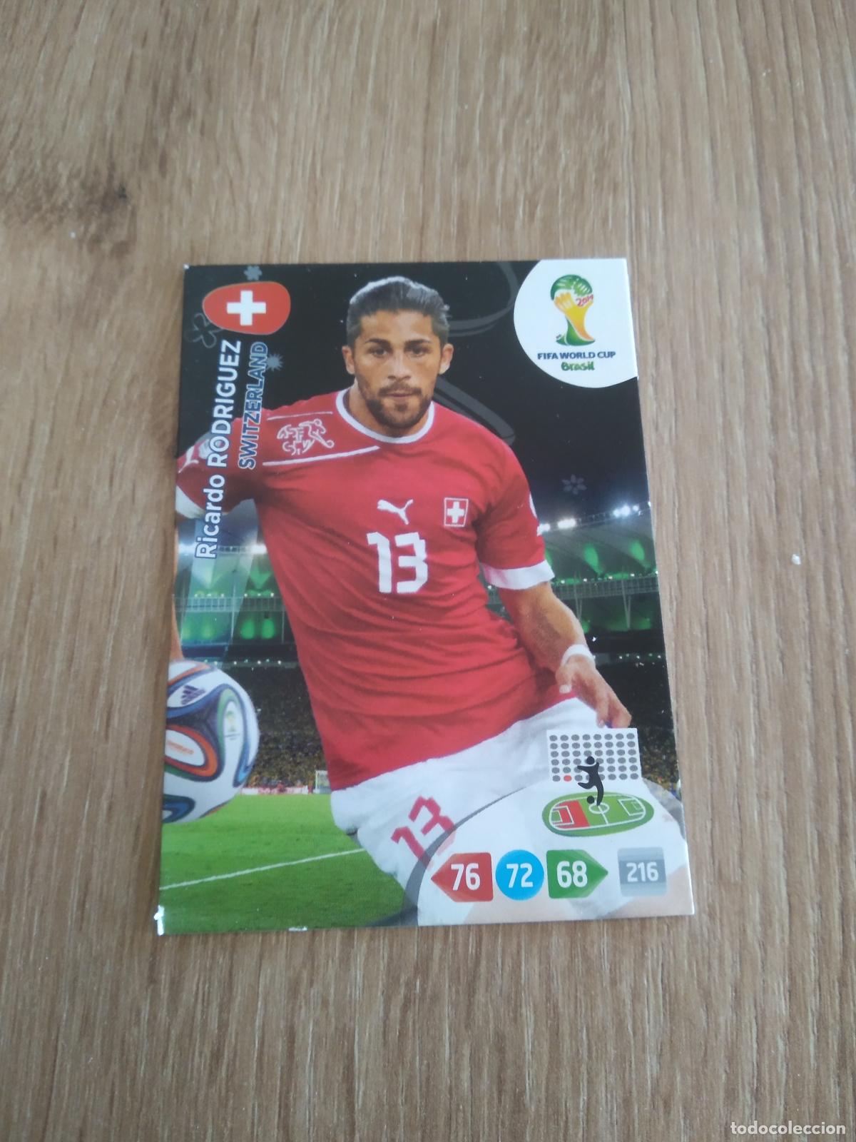Cromos de F&uacute;tbol: RICARDO RODRIGUEZ SUIZA CROMO FUTBOL PANINI ADRENALYN 2014 WORLD CUP COPA DEL MUNDO