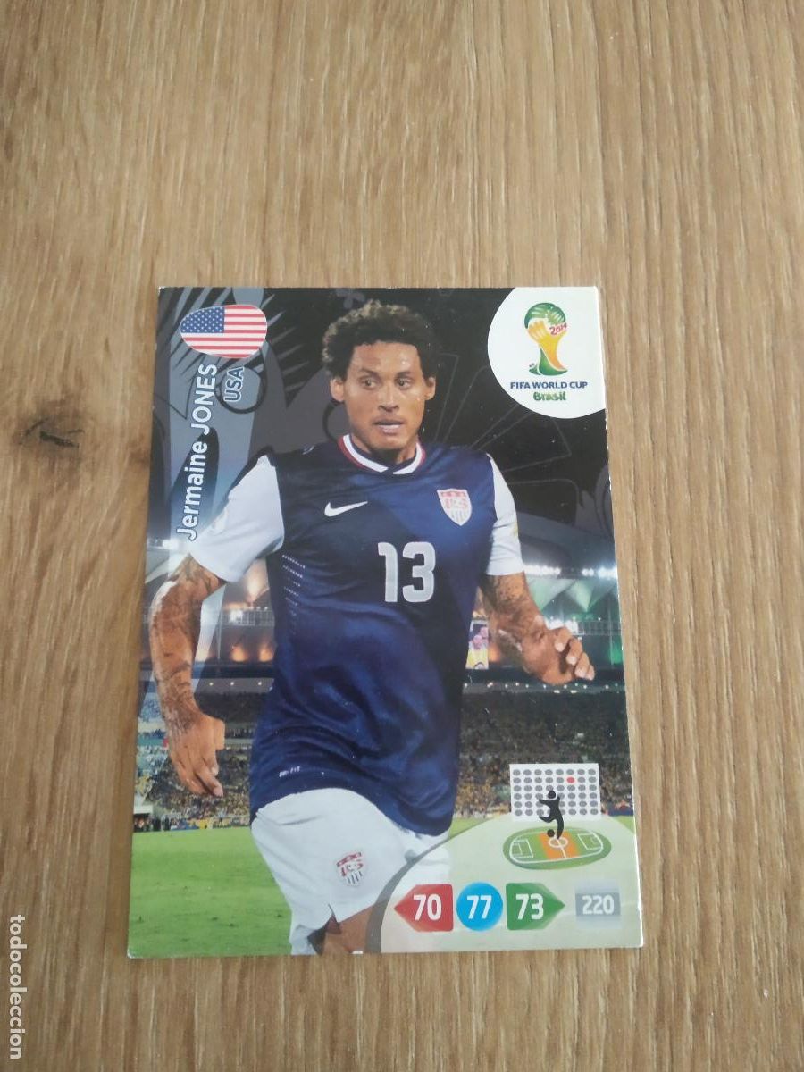 Cromos de F&uacute;tbol: JERMAINE JONES ESTADOS UNIDOS USA CROMO FUTBOL PANINI ADRENALYN 2014 WORLD CUP COPA DEL MUNDO