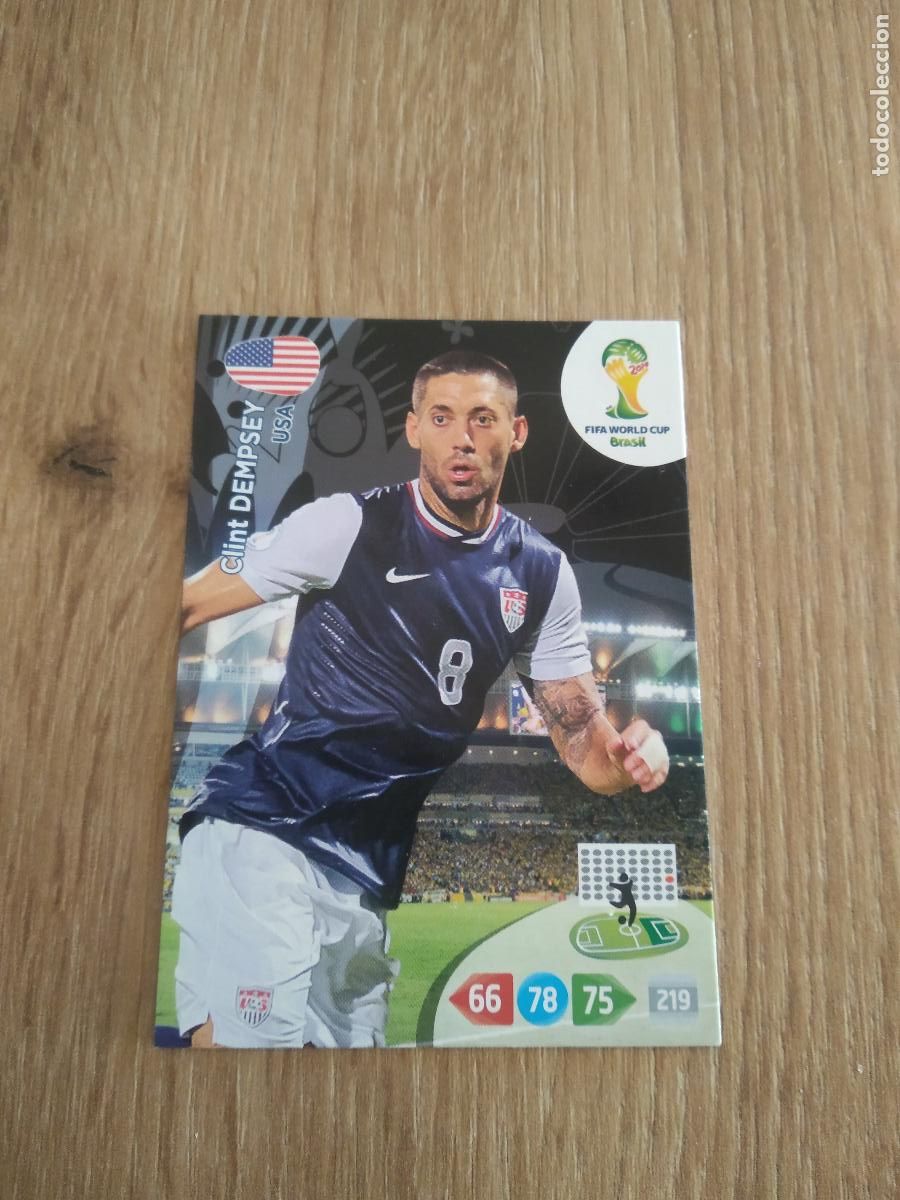 Cromos de F&uacute;tbol: CLINT DEMPSEY ESTADOS UNIDOS USA CROMO FUTBOL PANINI ADRENALYN 2014 WORLD CUP COPA DEL MUNDO