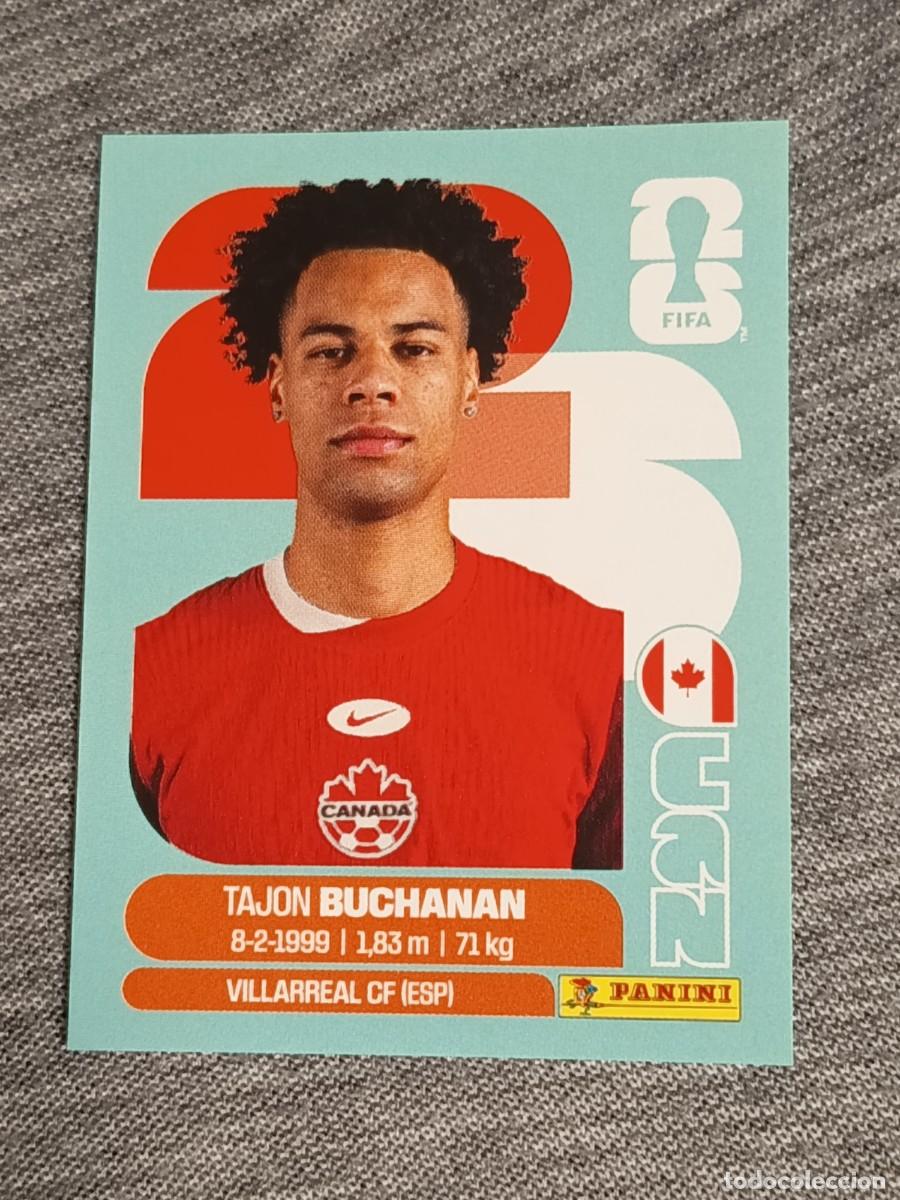 Cromos de F&uacute;tbol: BUCHANAN CAN 17 STICKER MUNDIAL 2026 PANINI FIFA WORLD CUP NUEVO