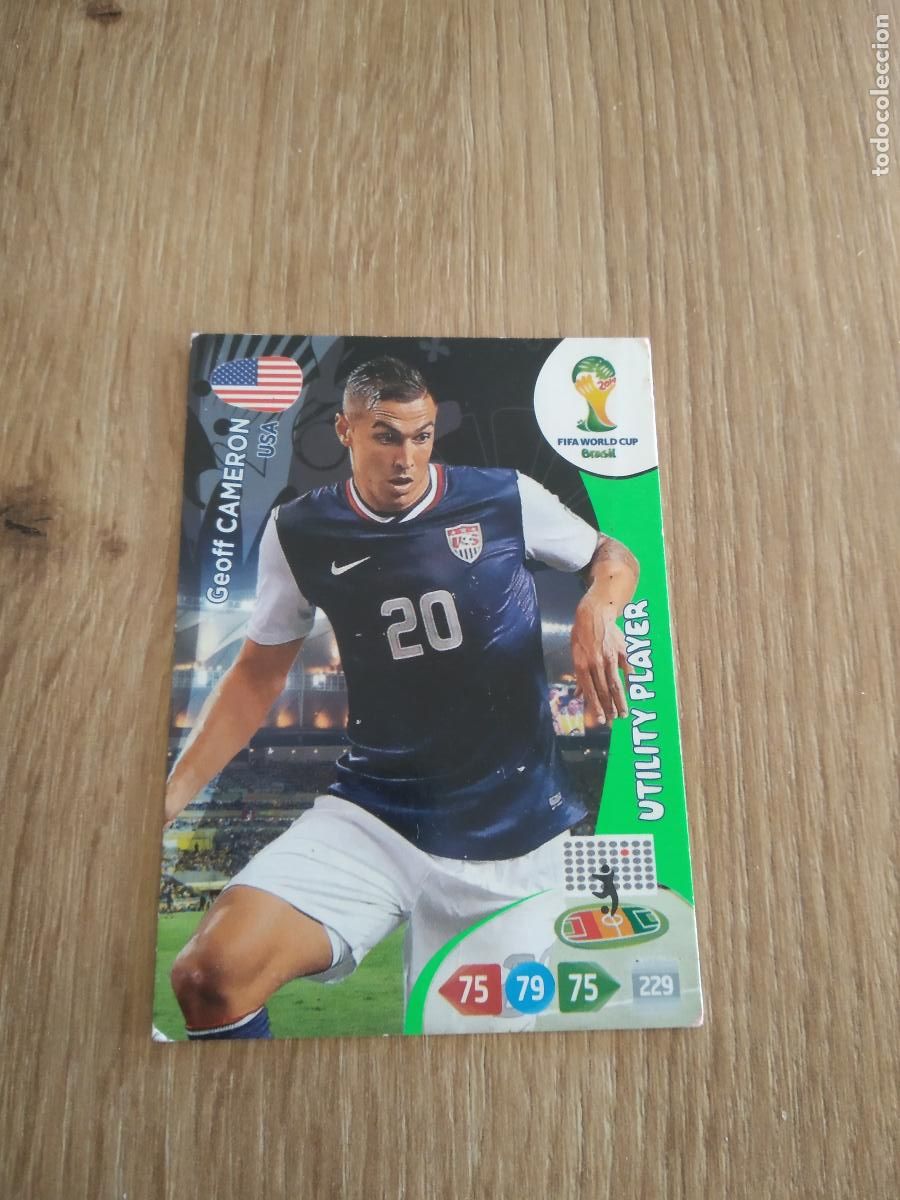 Cromos de F&uacute;tbol: GEOFF CAMERON ESTADOS UNIDOS USA CROMO FUTBOL PANINI ADRENALYN 2014 WORLD CUP COPA DEL MUNDO