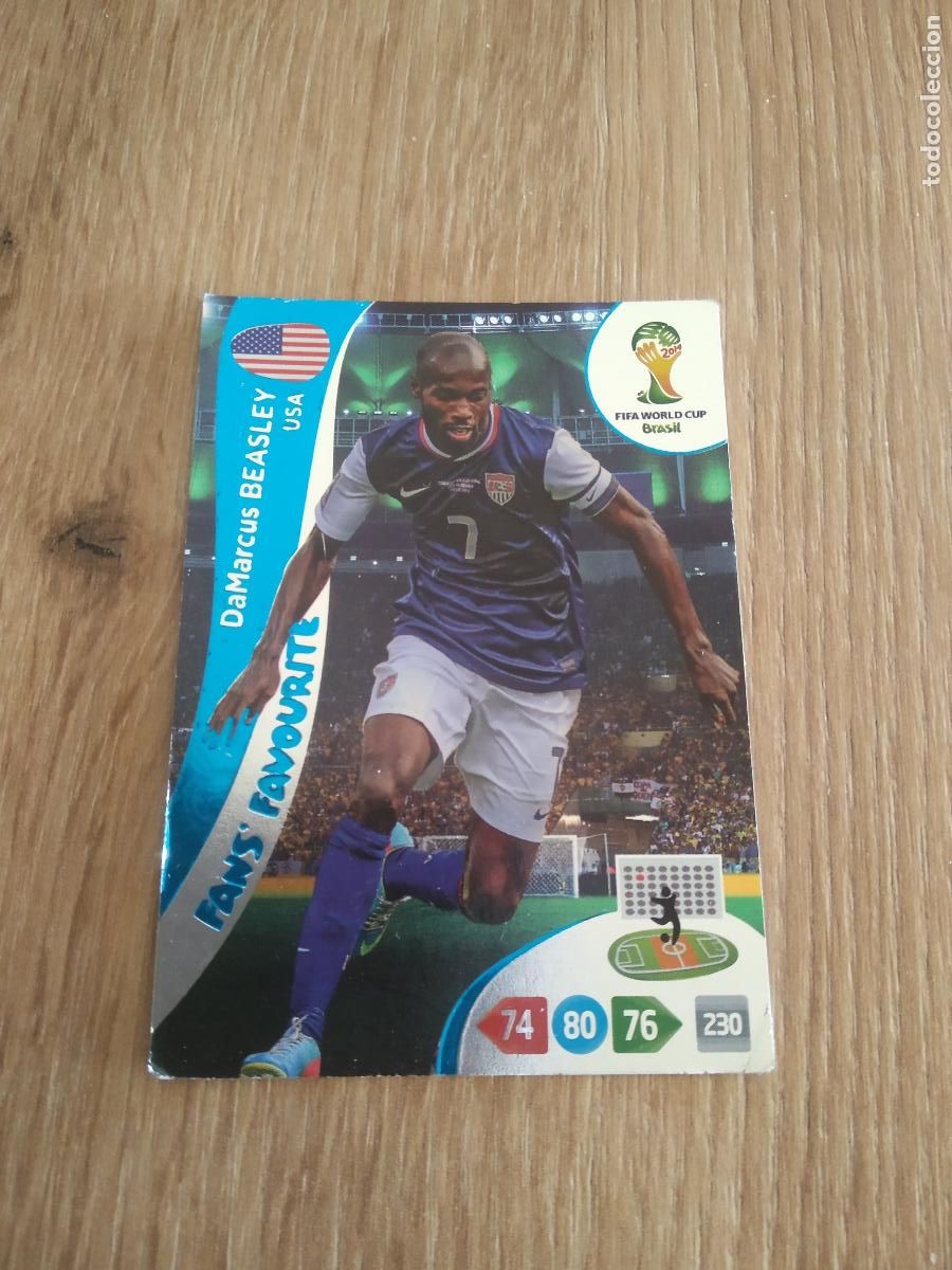Cromos de F&uacute;tbol: DEMARCUS BEASLEY ESTADOS UNIDOS USA CROMO FUTBOL PANINI ADRENALYN 2014 WORLD CUP COPA DEL MUNDO