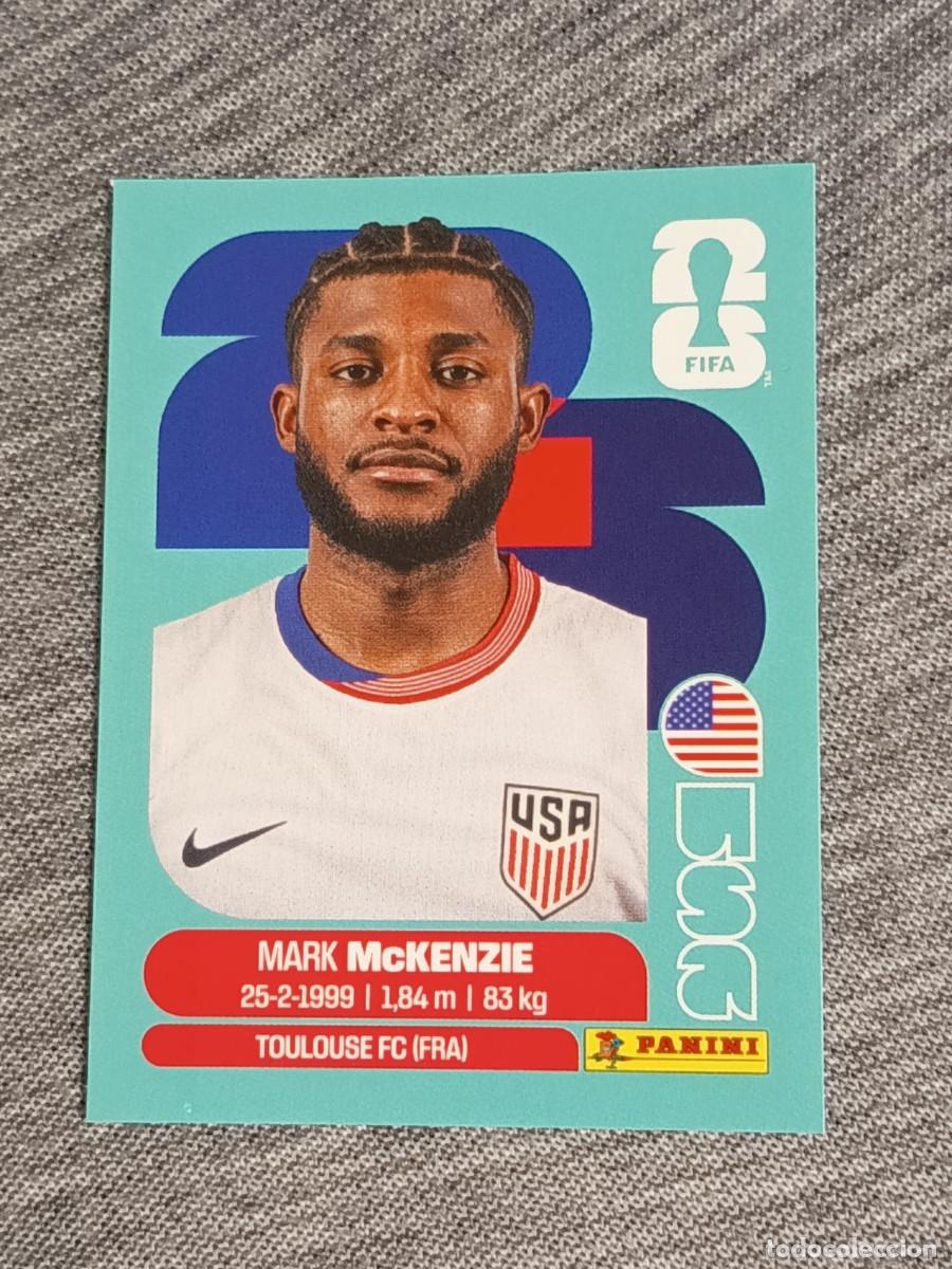 Cromos de F&uacute;tbol: McKENZIE USA 5 STICKER MUNDIAL 2026 PANINI FIFA WORLD CUP NUEVO