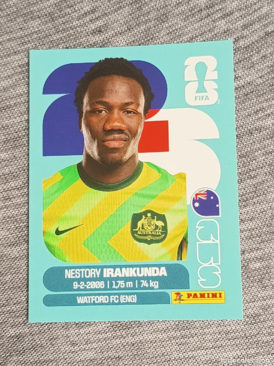 Cromos de F&uacute;tbol: IRANKUNDA AUS 19 STICKER MUNDIAL 2026 PANINI FIFA WORLD CUP NUEVO