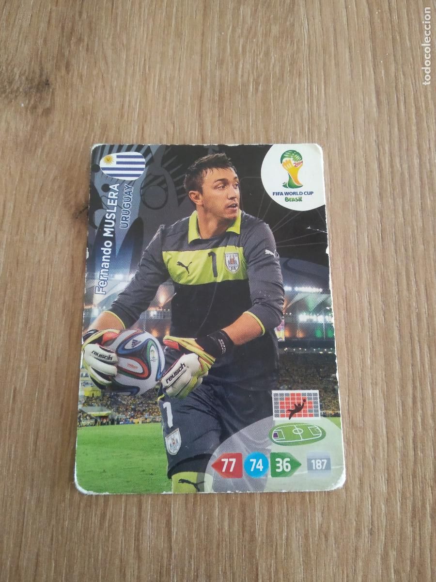 Cromos de F&uacute;tbol: MUSLERA URUGUAY CROMO FUTBOL PANINI ADRENALYN 2014 WORLD CUP COPA DEL MUNDO