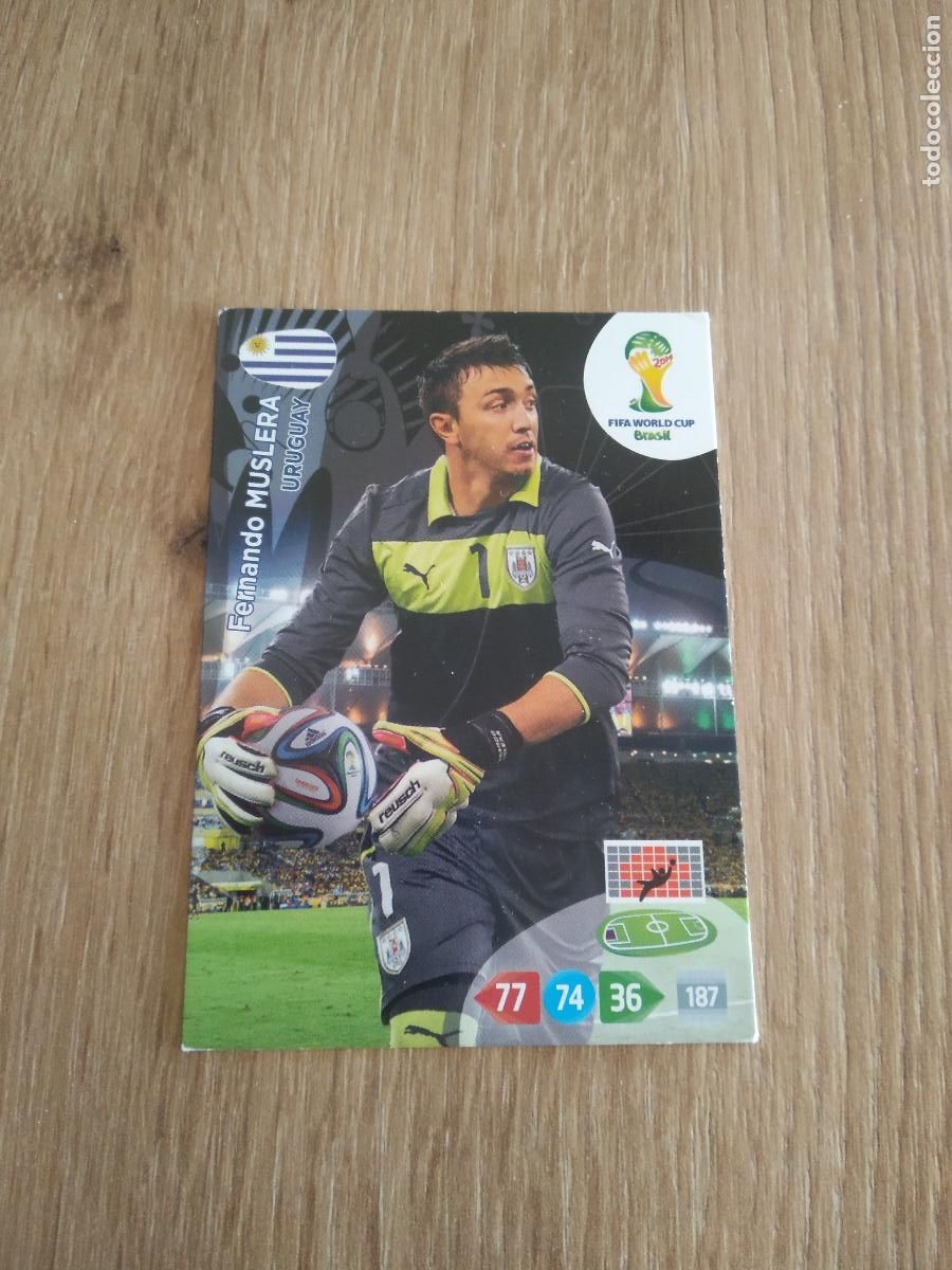 Cromos de F&uacute;tbol: MUSLERA URUGUAY CROMO FUTBOL PANINI ADRENALYN 2014 WORLD CUP COPA DEL MUNDO