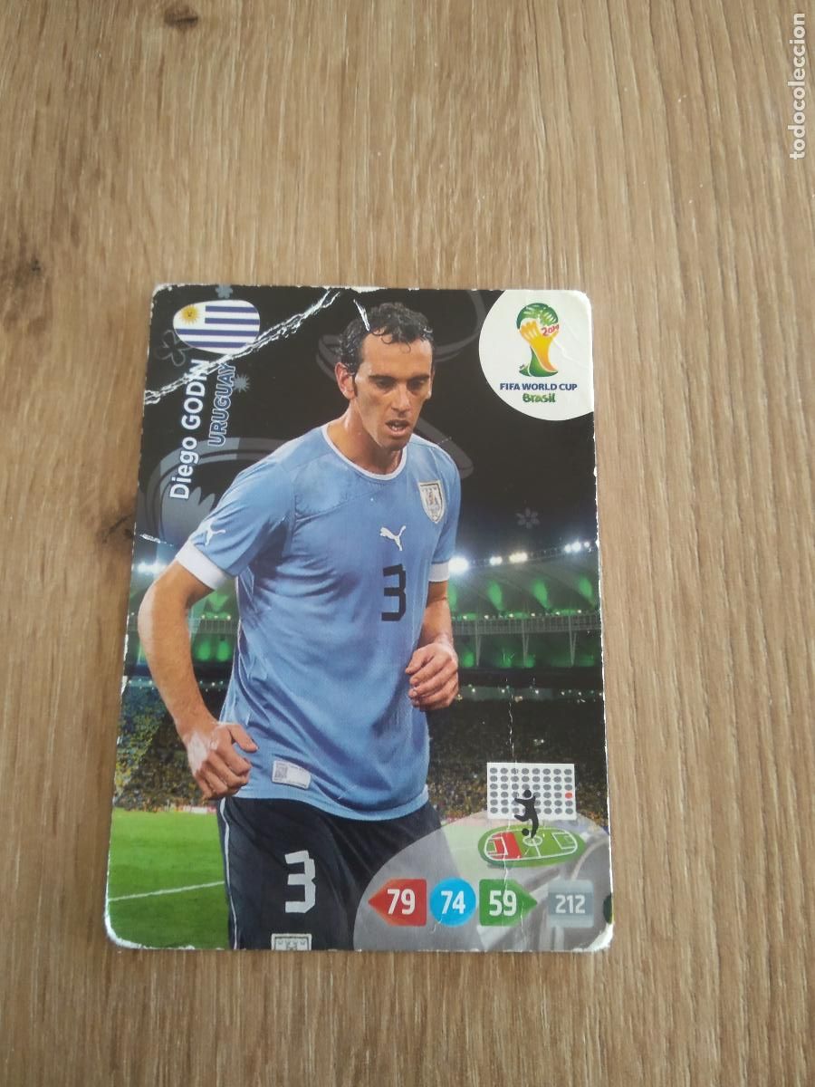 Cromos de F&uacute;tbol: GODIN URUGUAY CROMO FUTBOL PANINI ADRENALYN 2014 WORLD CUP COPA DEL MUNDO