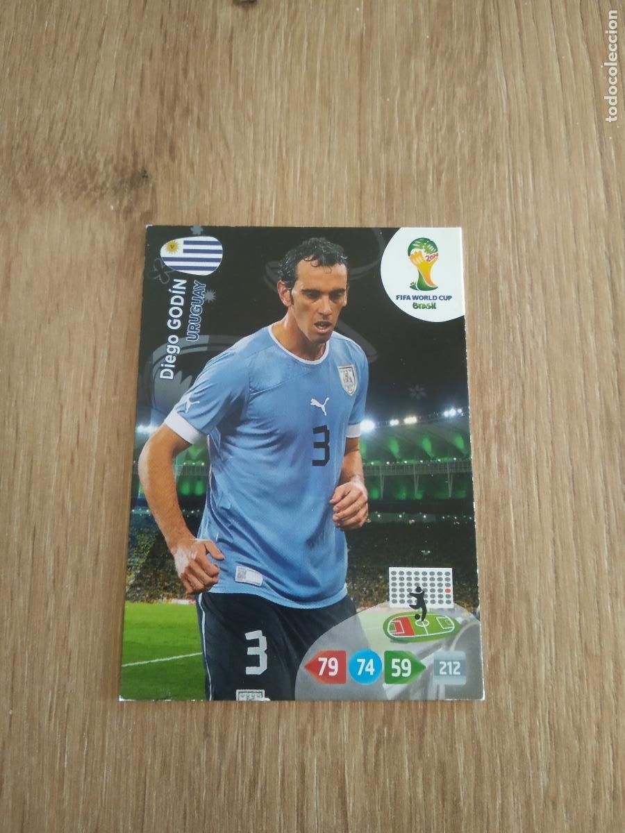 Cromos de F&uacute;tbol: GODIN URUGUAY CROMO FUTBOL PANINI ADRENALYN 2014 WORLD CUP COPA DEL MUNDO
