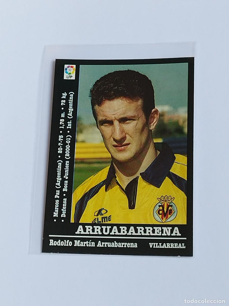 Cromos de F&uacute;tbol: ARRUABARRENA &Uacute;LTIMO FICHAJE VILLARREAL CF - LA LIGA 2000 2001 - PANINI SPORTS 00 01 NUNCA PEGADO