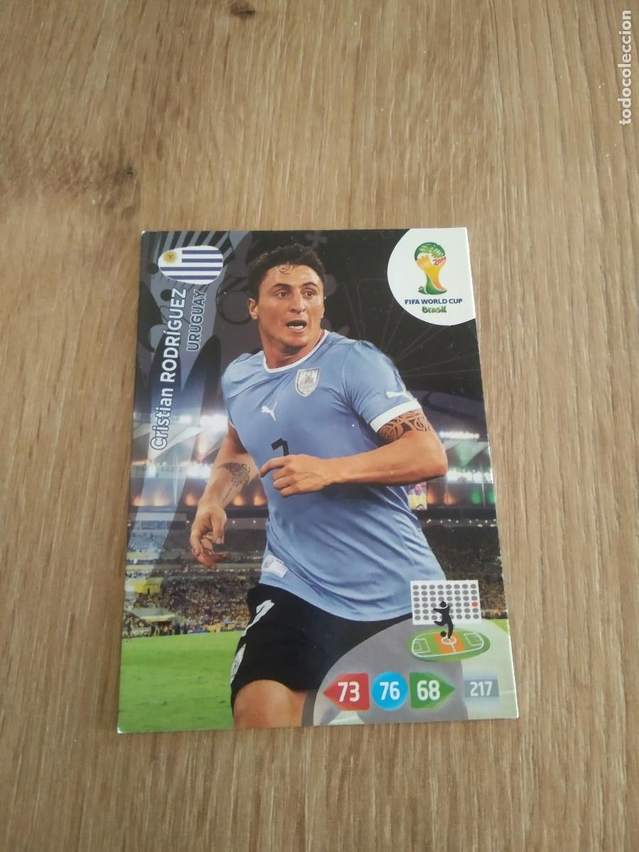 Cromos de F&uacute;tbol: CRISTIAN RODRIGUEZ URUGUAY CROMO FUTBOL PANINI ADRENALYN 2014 WORLD CUP COPA DEL MUNDO