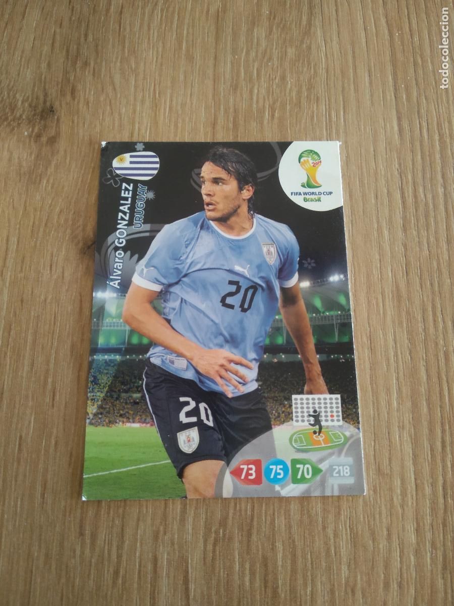 Cromos de F&uacute;tbol: ALVARO GONZALEZ URUGUAY CROMO FUTBOL PANINI ADRENALYN 2014 WORLD CUP COPA DEL MUNDO