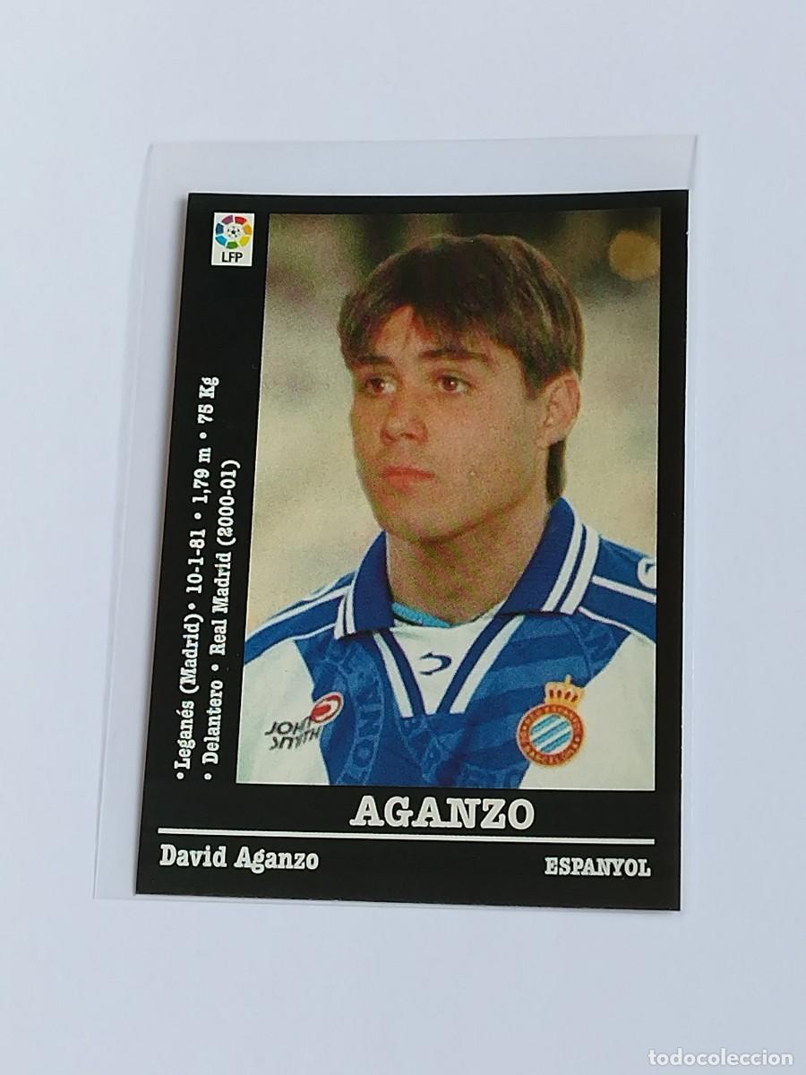 Cromos de F&uacute;tbol: AGANZO &Uacute;LTIMO FICHAJE RCD ESPANYOL - LA LIGA 2000 2001 - PANINI SPORTS 00 01 NUNCA PEGADO