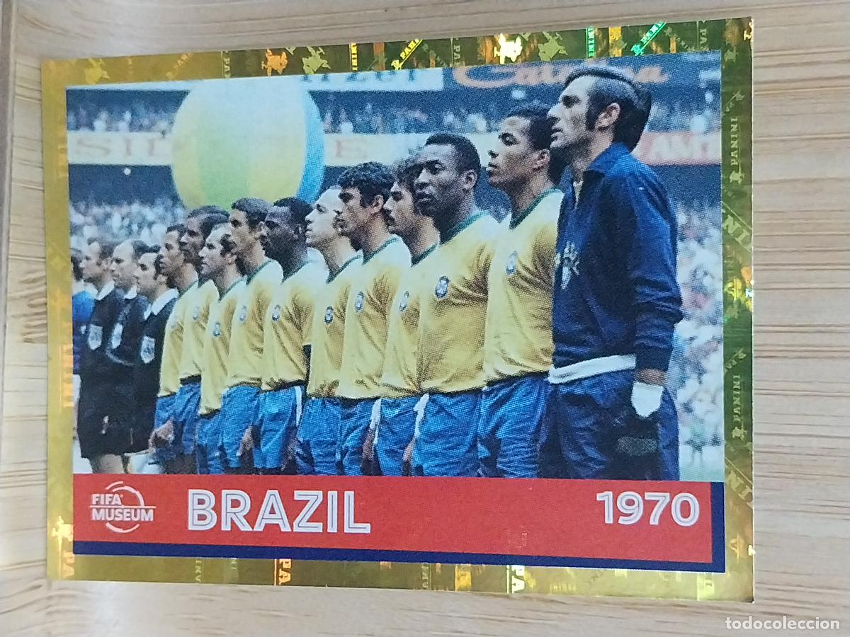Cromos de F&uacute;tbol: BRASIL BRAZIL 1970 FWC 23 BRILLANTE QATAR 2022 CROMO SIN PEGAR NUNCA ORIGINAL