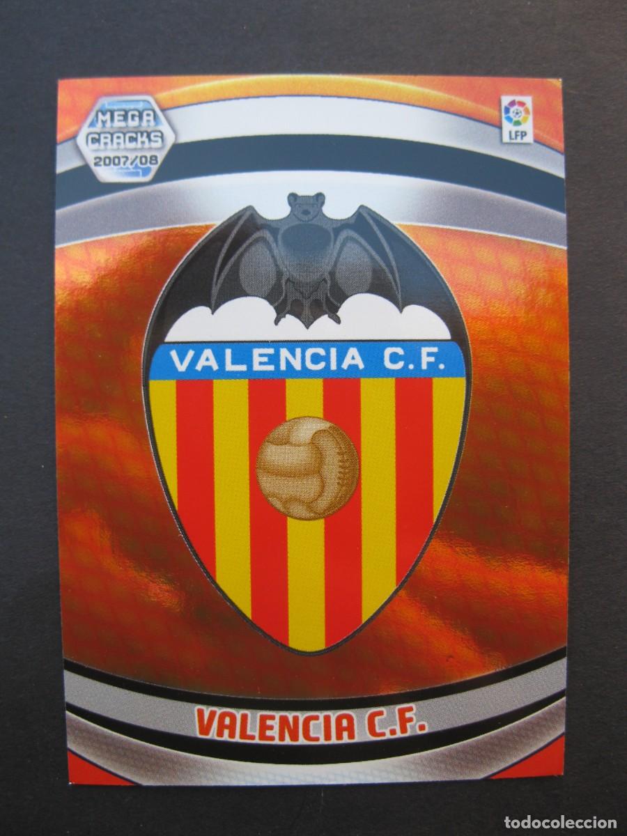 Football Stickers: ESCUDO DEL VALENCIA C.F. - N&ordm; 289 - MEGACRACKS 2007-2008 - PANINI - 07-08.