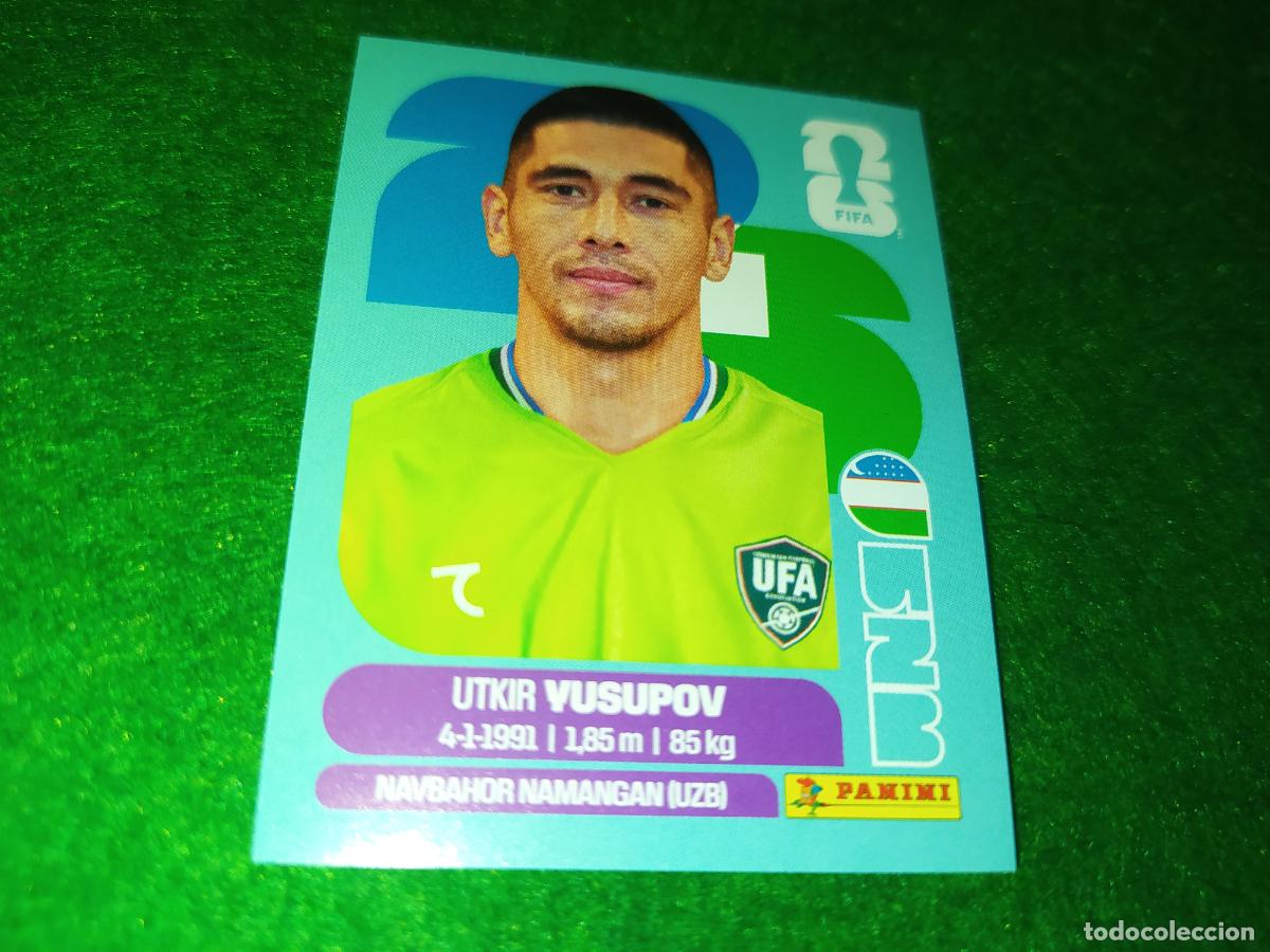 Football Stickers: OFFICIAL STICKER COLLECTION WORLD CUP MUNDIAL 2026 - UZBEKISTAN N&ordm; 2 YUSUPOV