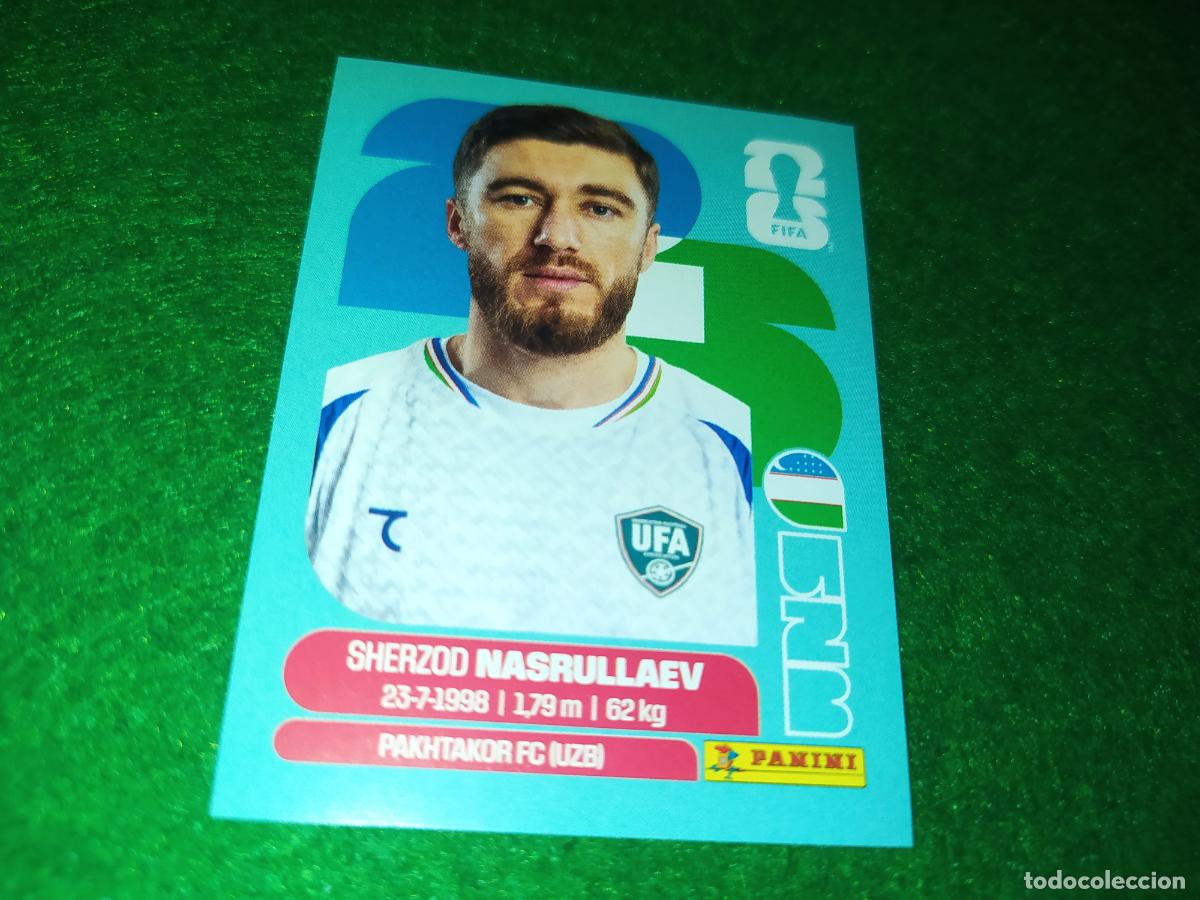 Football Stickers: OFFICIAL STICKER COLLECTION WORLD CUP MUNDIAL 2026 - UZBEKISTAN N&ordm; 4 NASRULLAEV