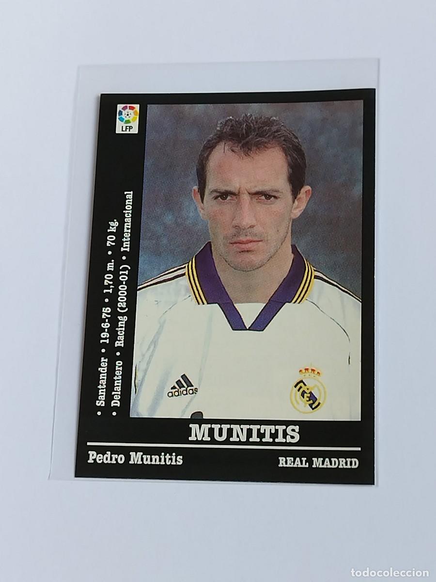 Cromos de F&uacute;tbol: MUNITIS &Uacute;LTIMO FICHAJE REAL MADRID - LA LIGA 2000 2001 - PANINI SPORTS 00 01 NUNCA PEGADO