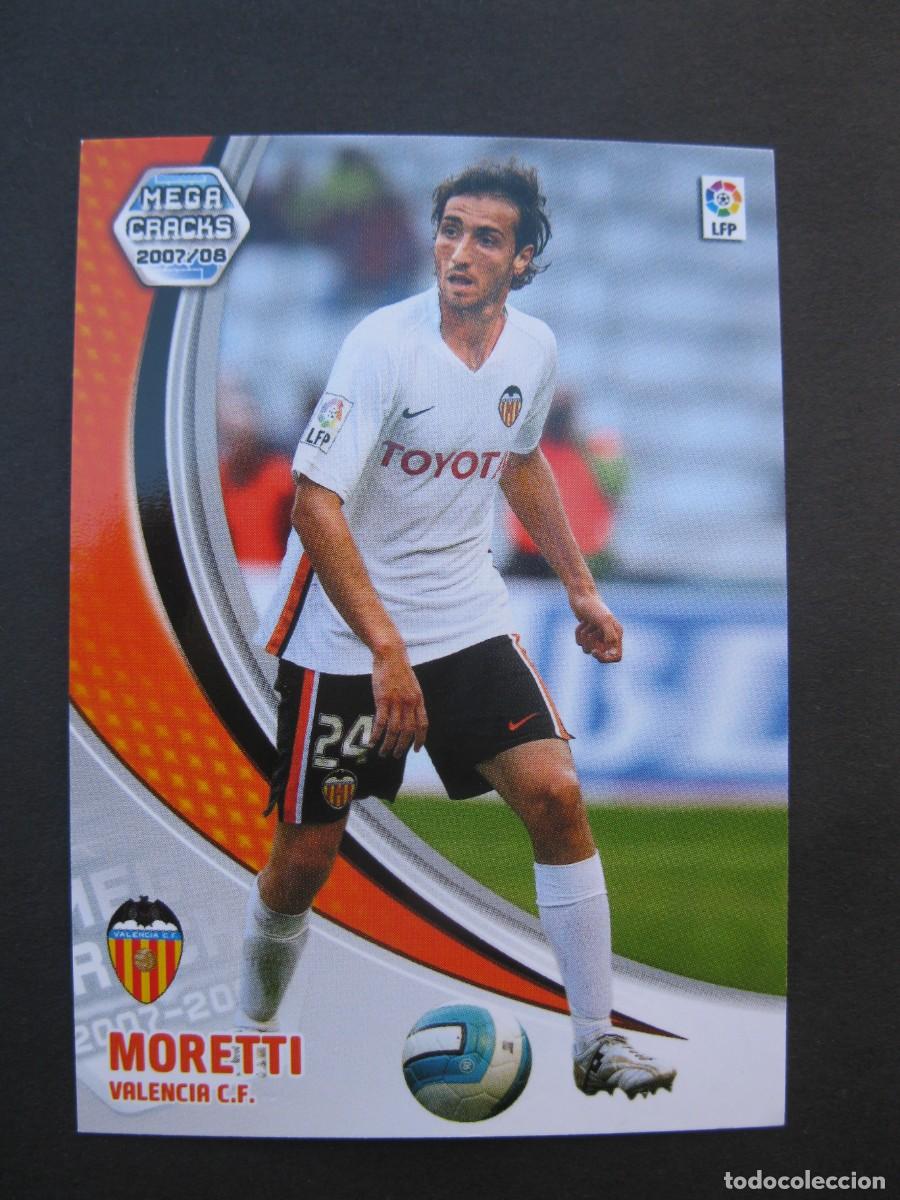 Football Stickers: MORETTI (VALENCIA C.F.) - N&ordm; 295 - MEGACRACKS 2007-2008 - PANINI - 07-08.